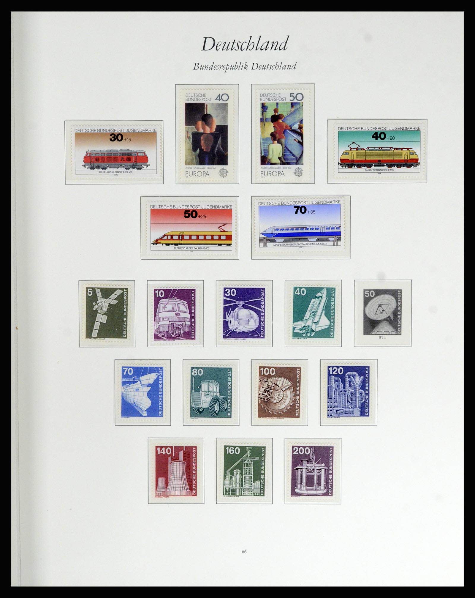 36848 059 - Postzegelverzameling 36848 Bundespost en Berlijn 1948-1982.