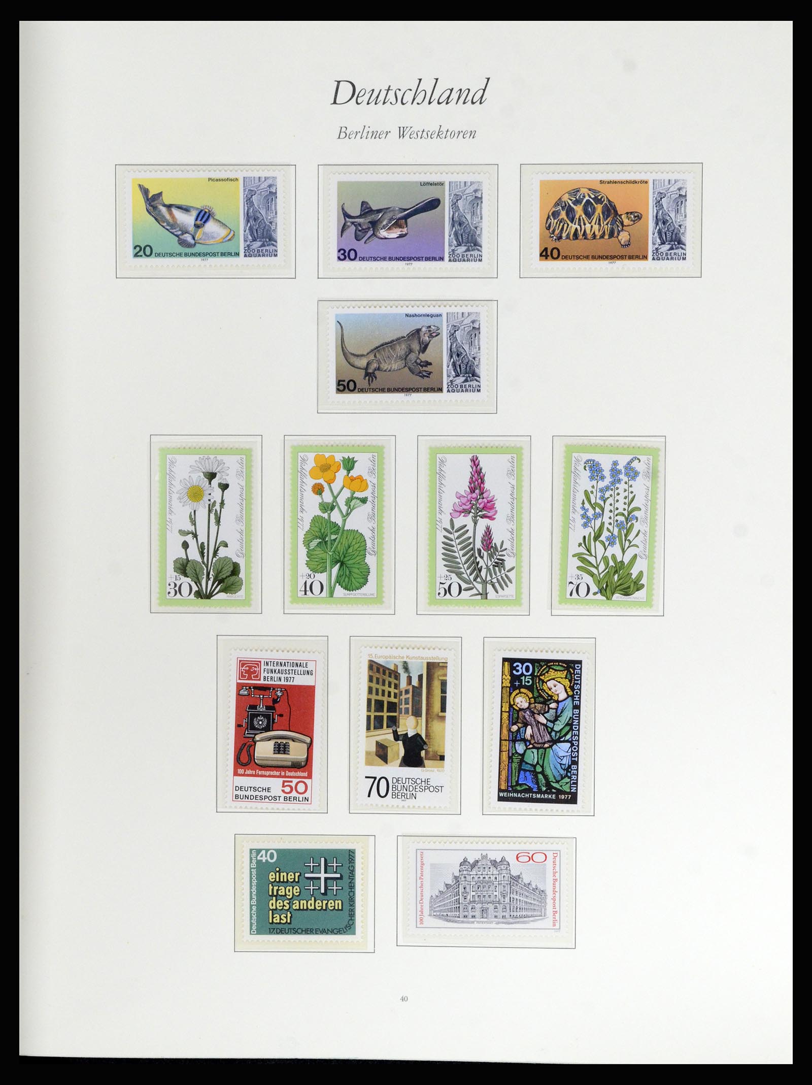 36848 143 - Postzegelverzameling 36848 Bundespost en Berlijn 1948-1982.