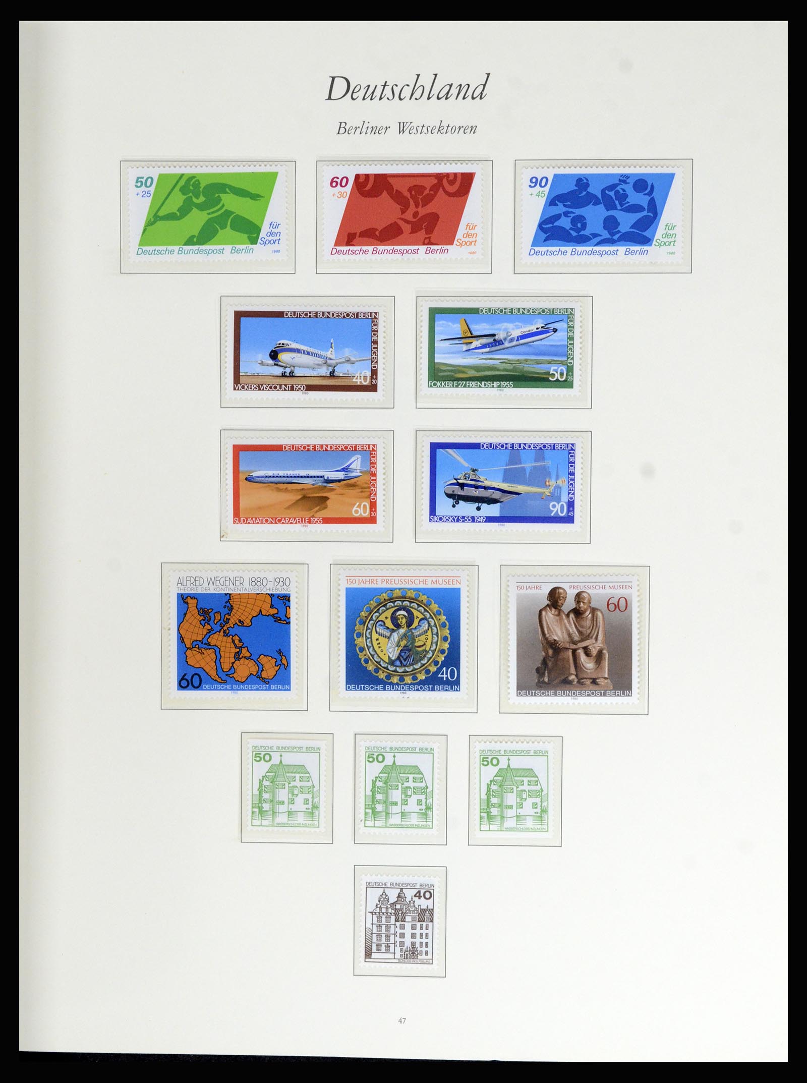 36848 150 - Postzegelverzameling 36848 Bundespost en Berlijn 1948-1982.
