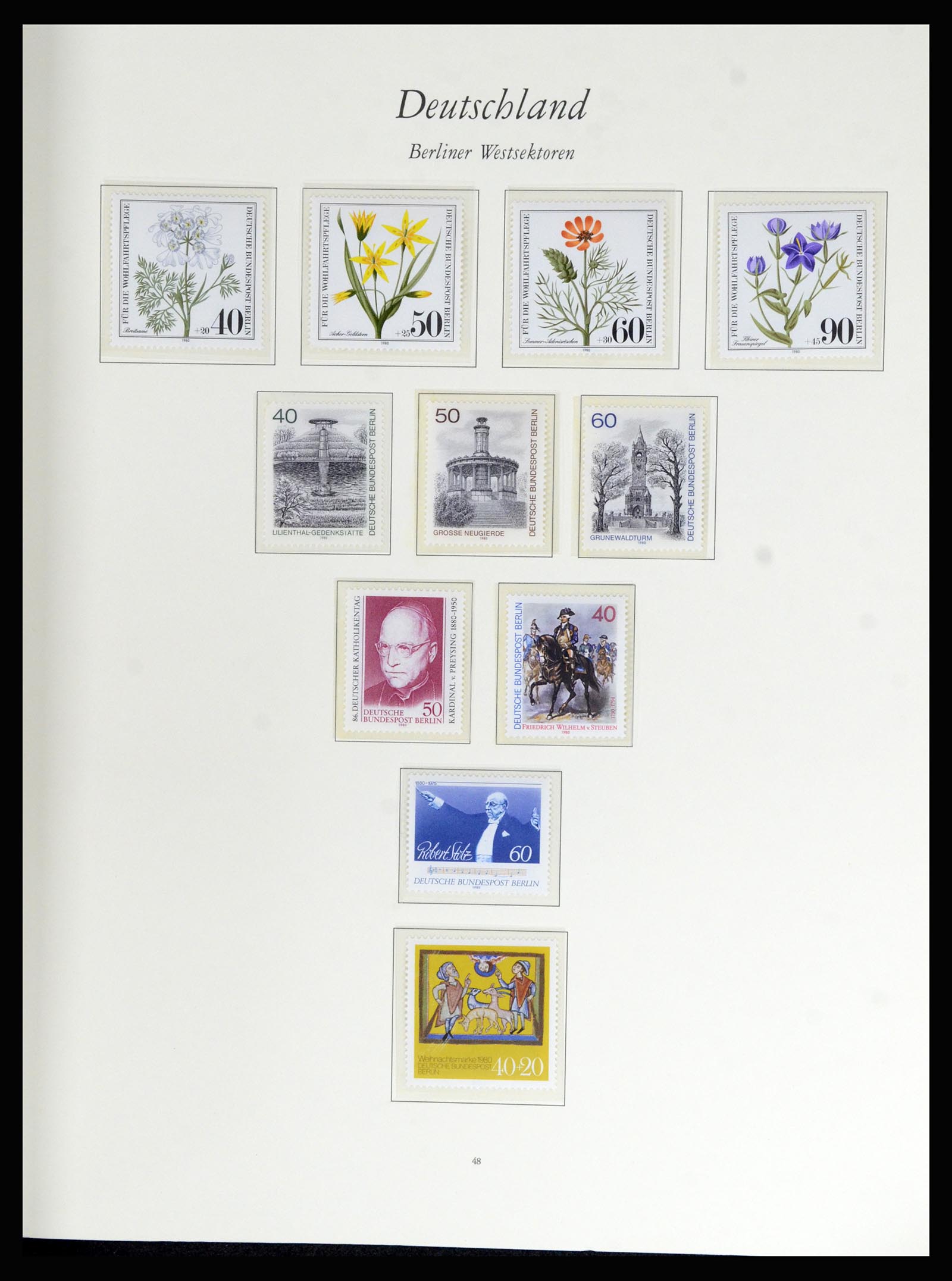 36848 151 - Postzegelverzameling 36848 Bundespost en Berlijn 1948-1982.
