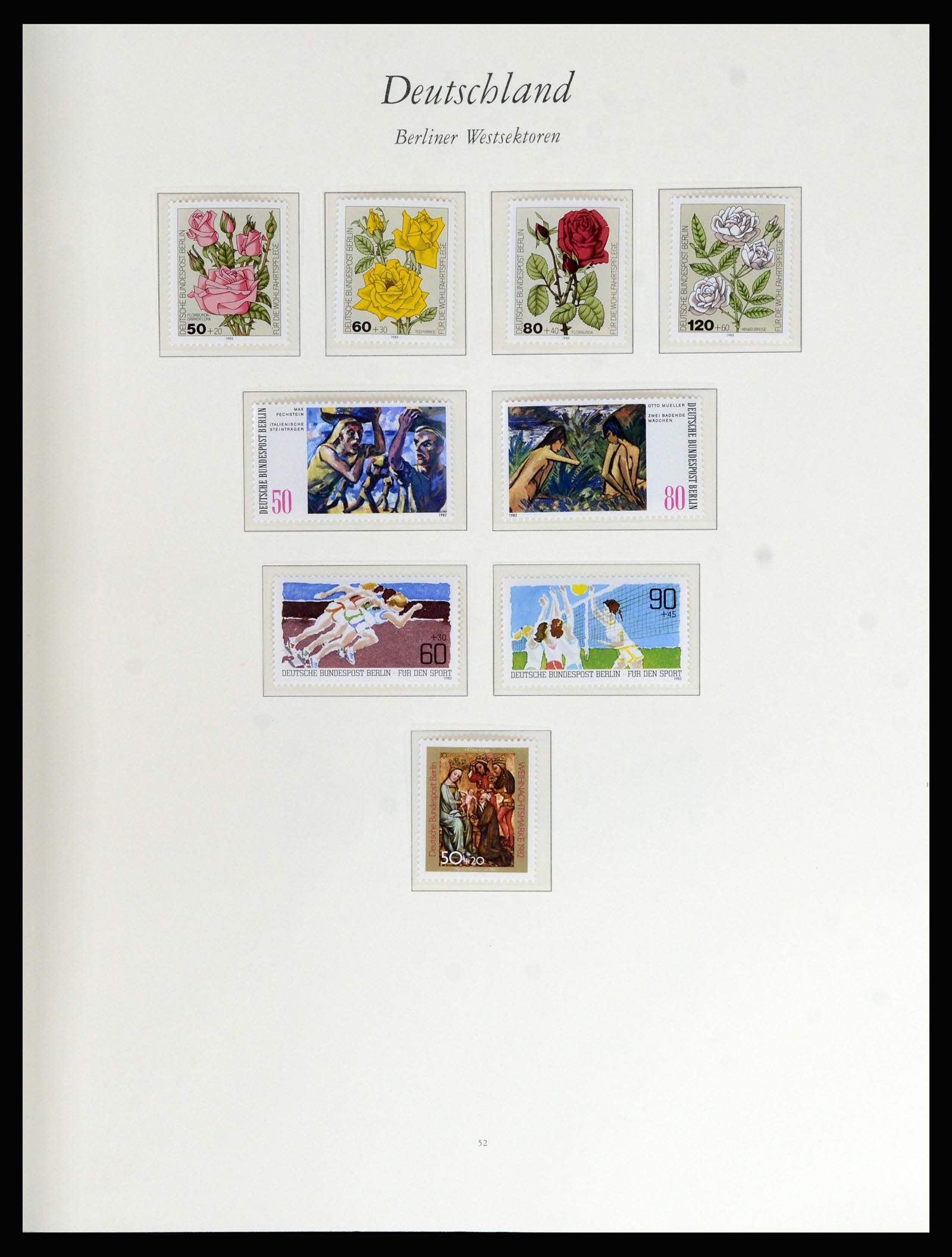 36848 156 - Postzegelverzameling 36848 Bundespost en Berlijn 1948-1982.