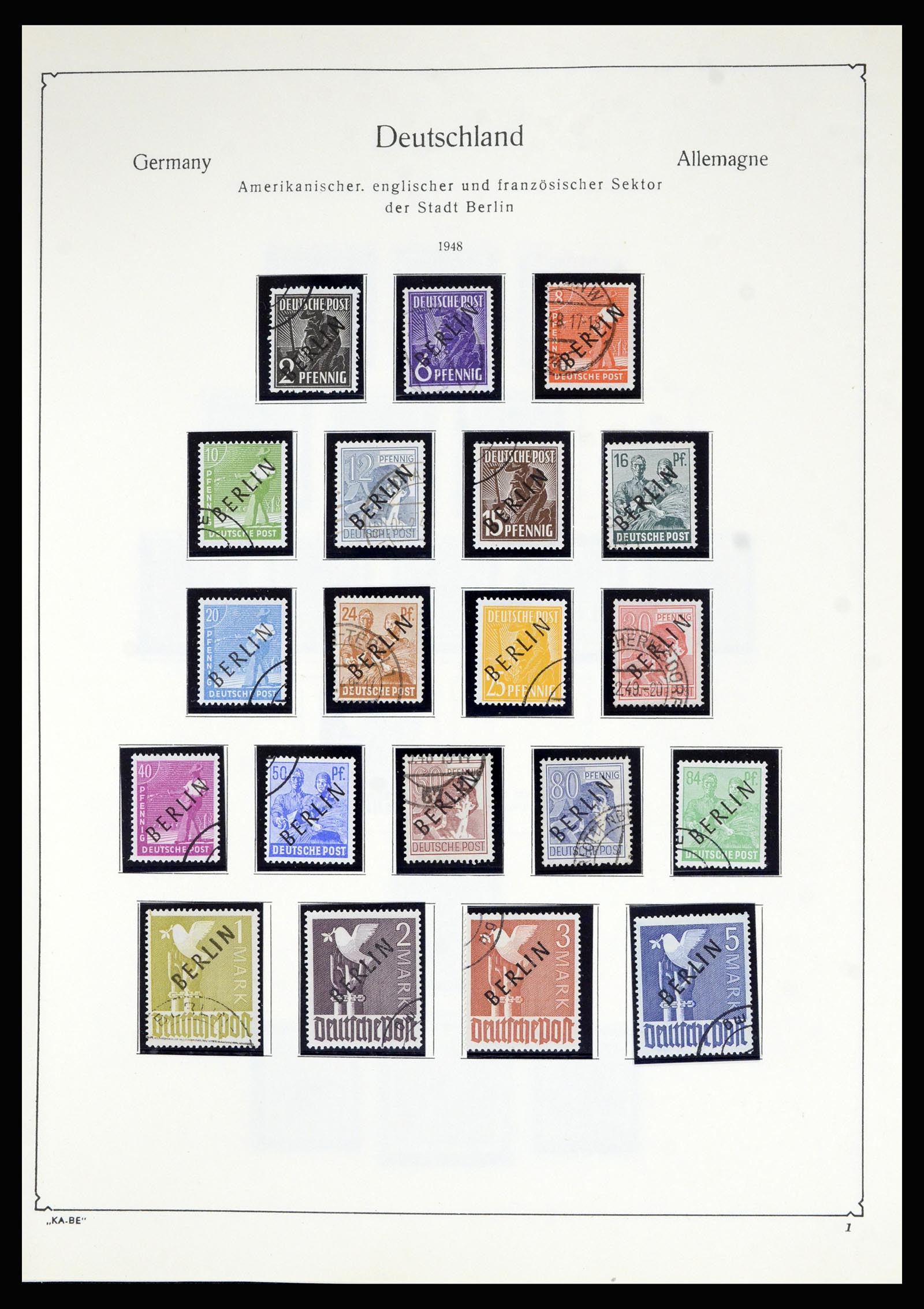 36861 014 - Postzegelverzameling 36861 Berlijn 1948-1983.