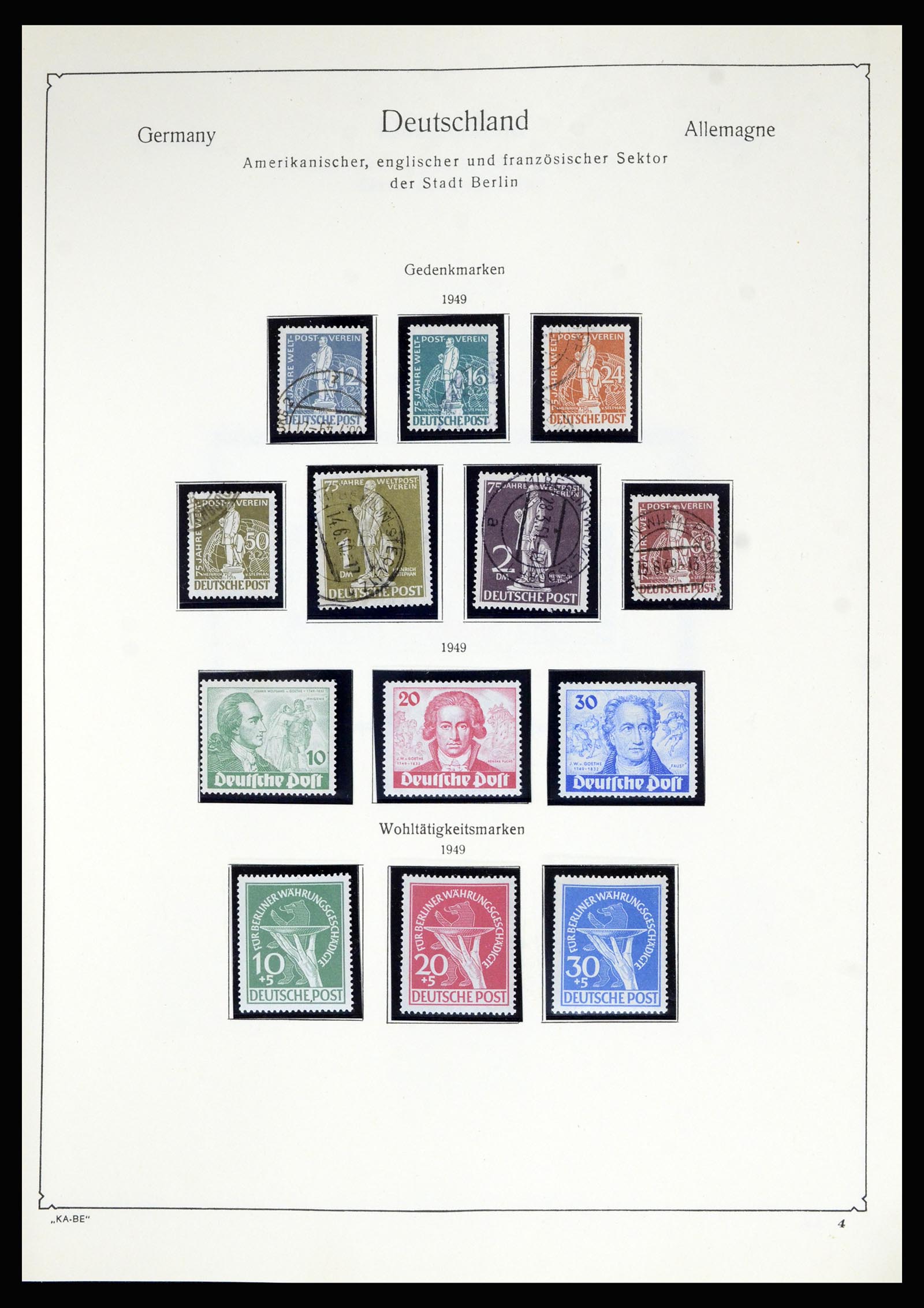 36861 017 - Postzegelverzameling 36861 Berlijn 1948-1983.