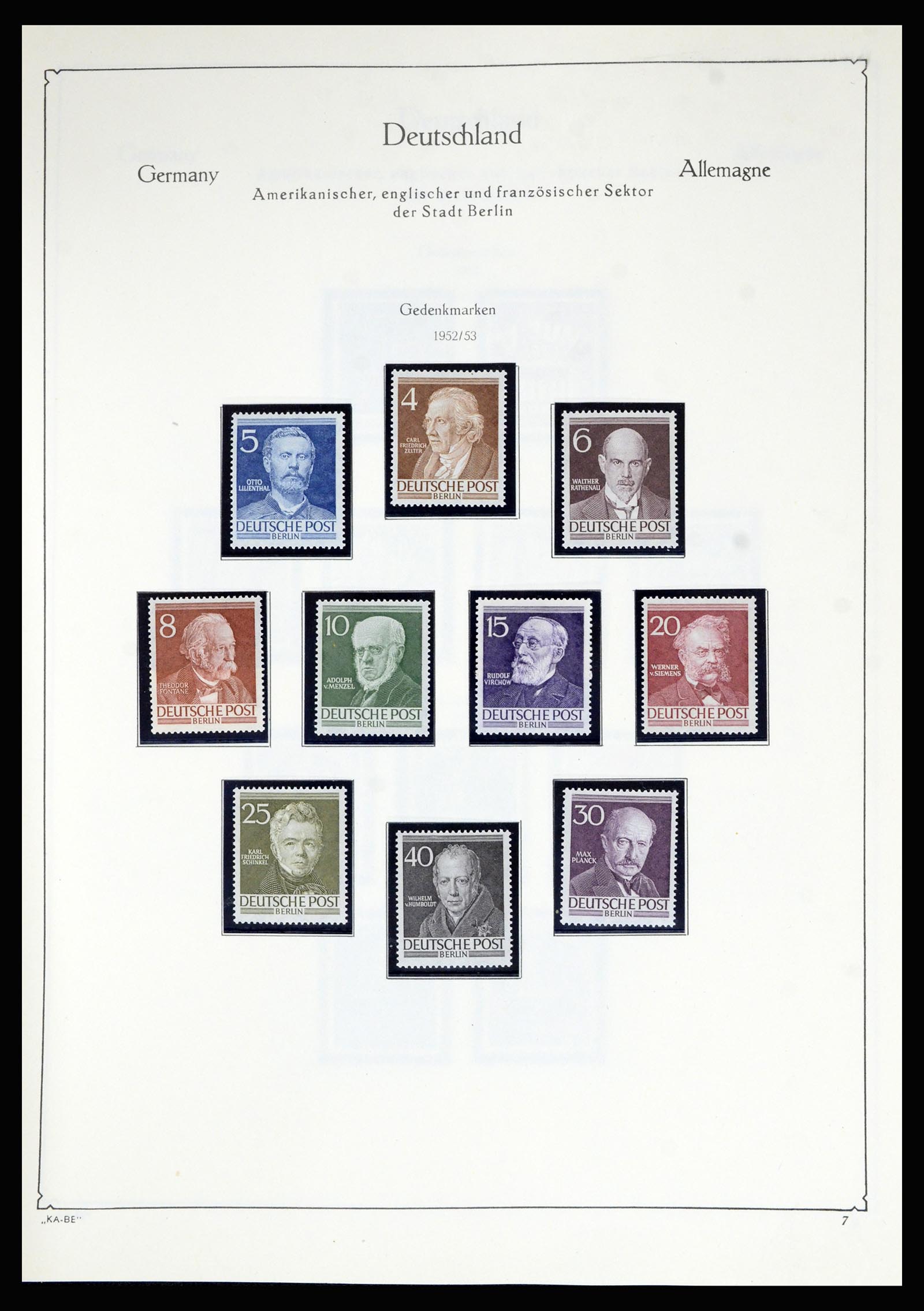 36861 021 - Postzegelverzameling 36861 Berlijn 1948-1983.