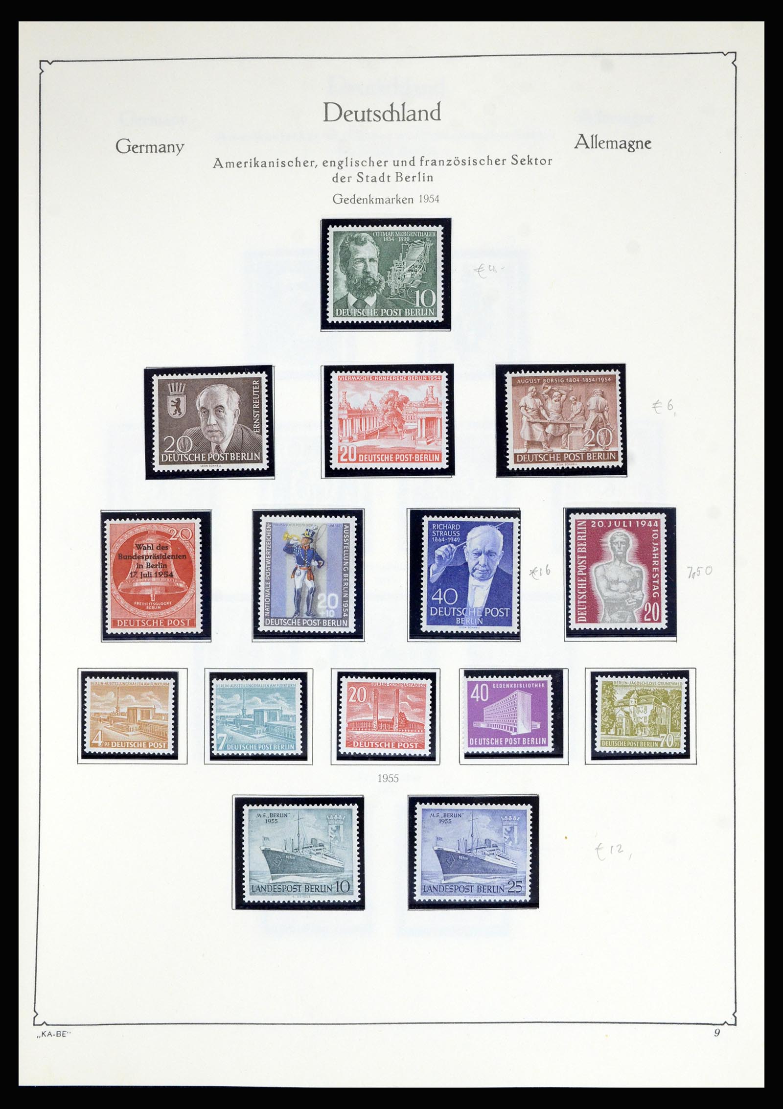 36861 023 - Stamp collection 36861 Berlin 1948-1983.