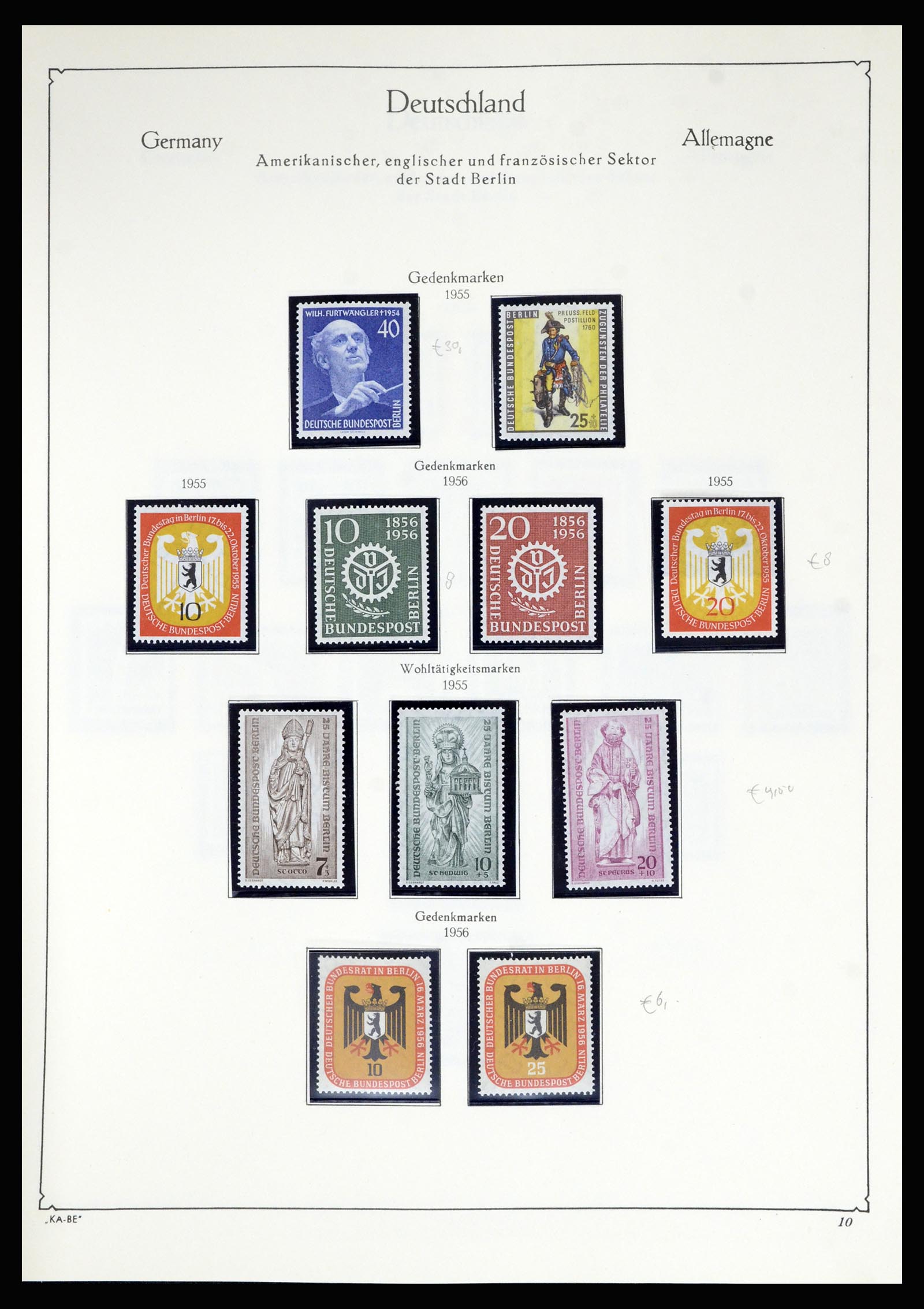 36861 024 - Postzegelverzameling 36861 Berlijn 1948-1983.