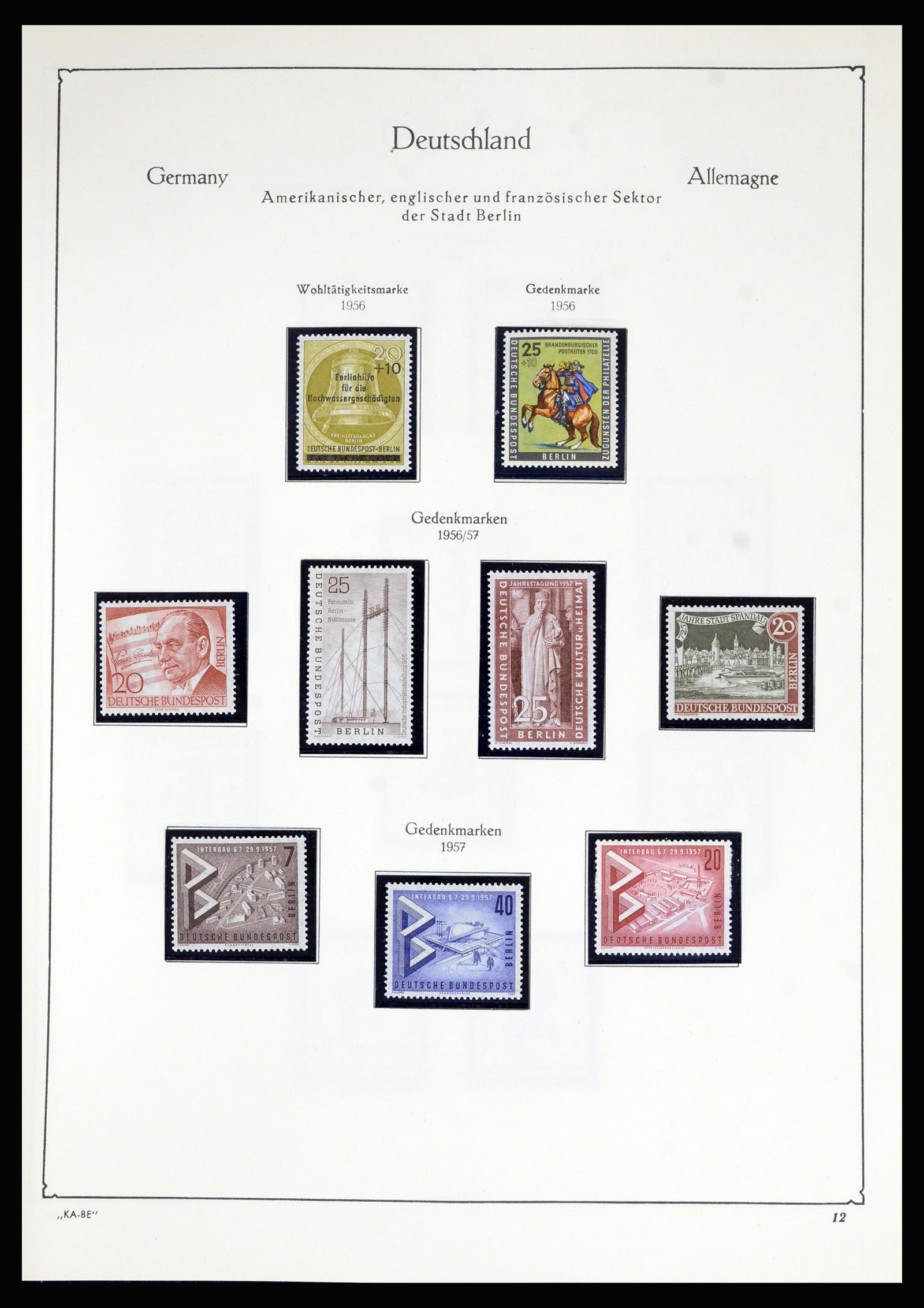 36861 026 - Postzegelverzameling 36861 Berlijn 1948-1983.