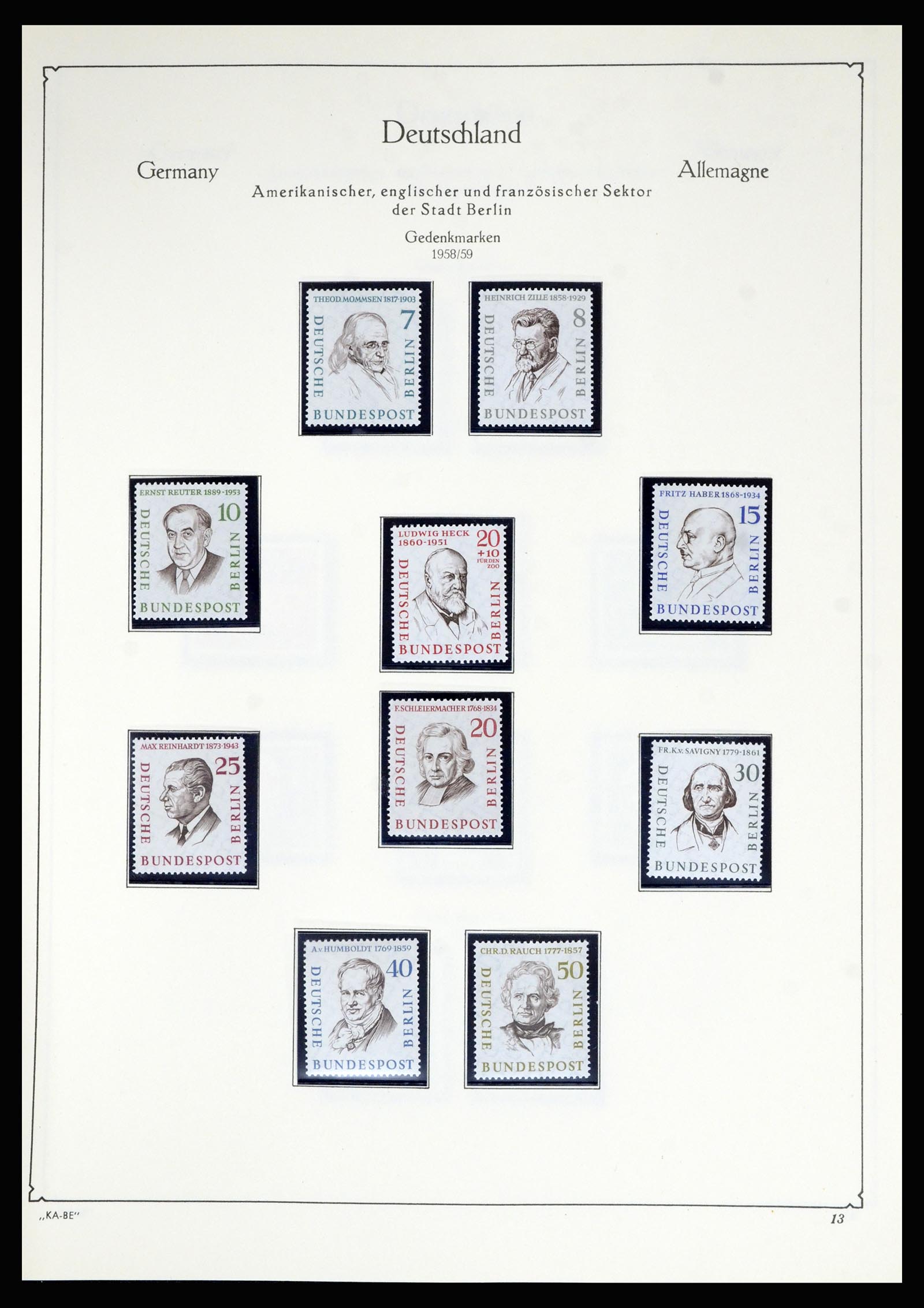 36861 027 - Postzegelverzameling 36861 Berlijn 1948-1983.