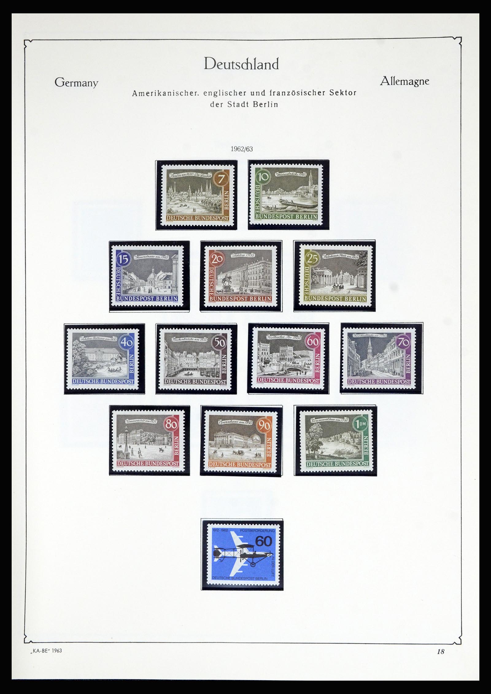 36861 032 - Postzegelverzameling 36861 Berlijn 1948-1983.