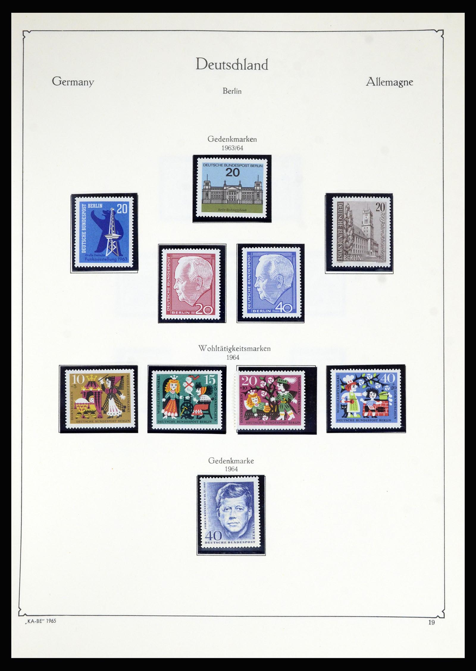 36861 033 - Postzegelverzameling 36861 Berlijn 1948-1983.