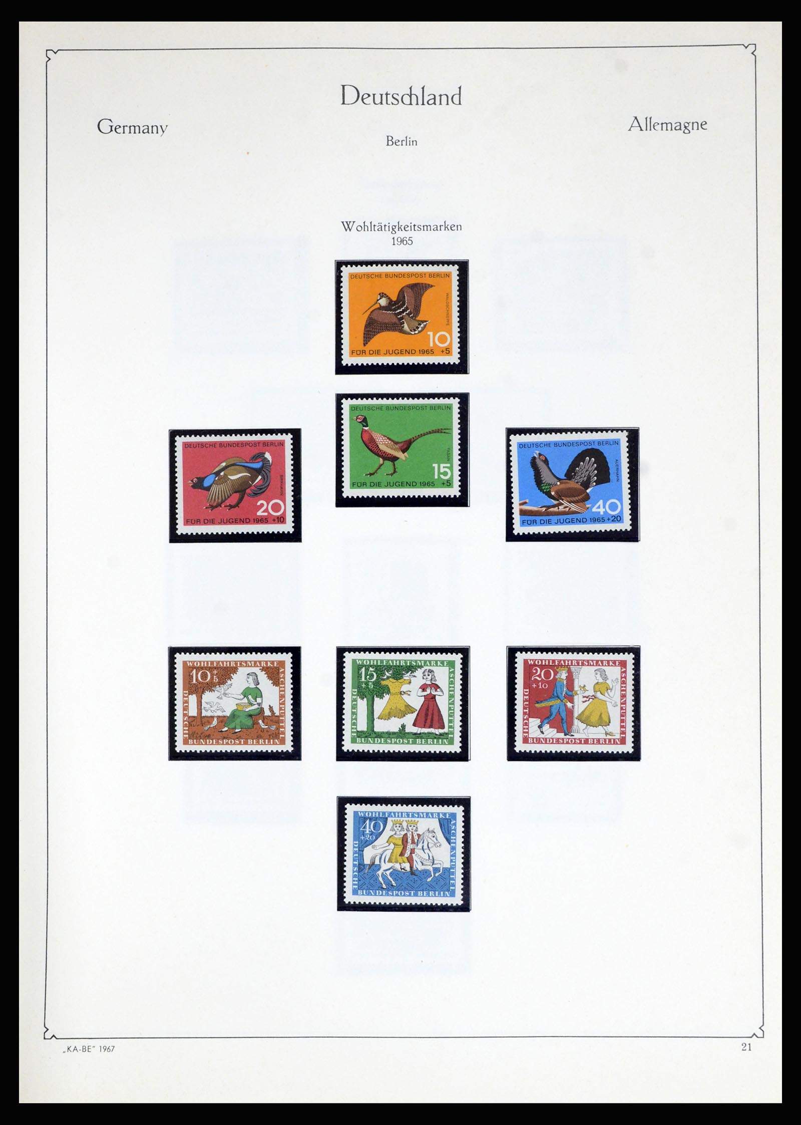 36861 035 - Postzegelverzameling 36861 Berlijn 1948-1983.