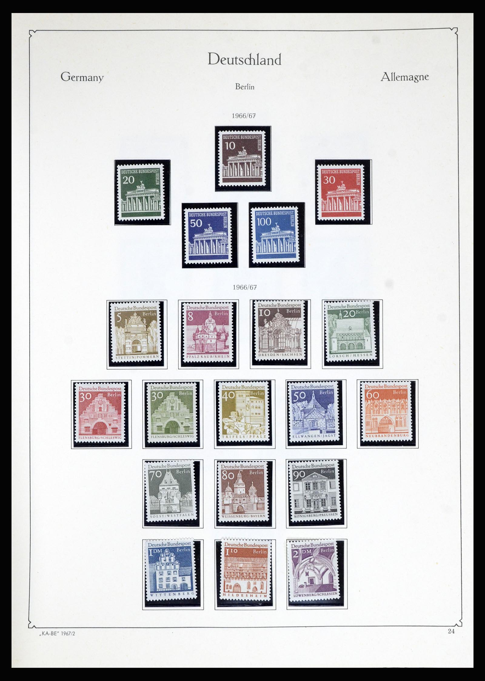 36861 038 - Postzegelverzameling 36861 Berlijn 1948-1983.