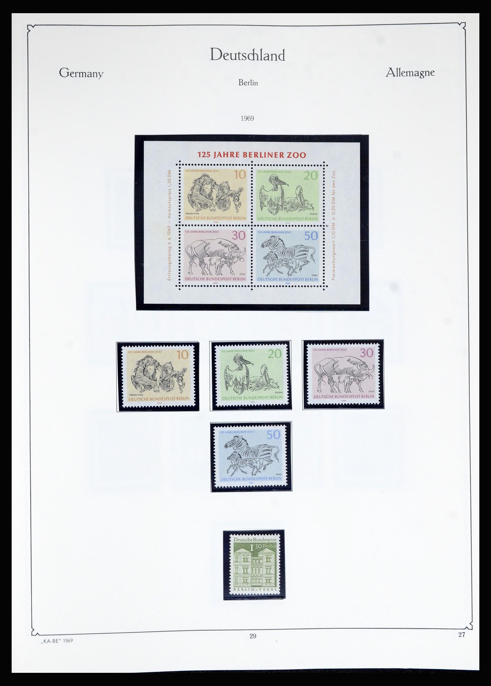 36861 043 - Postzegelverzameling 36861 Berlijn 1948-1983.