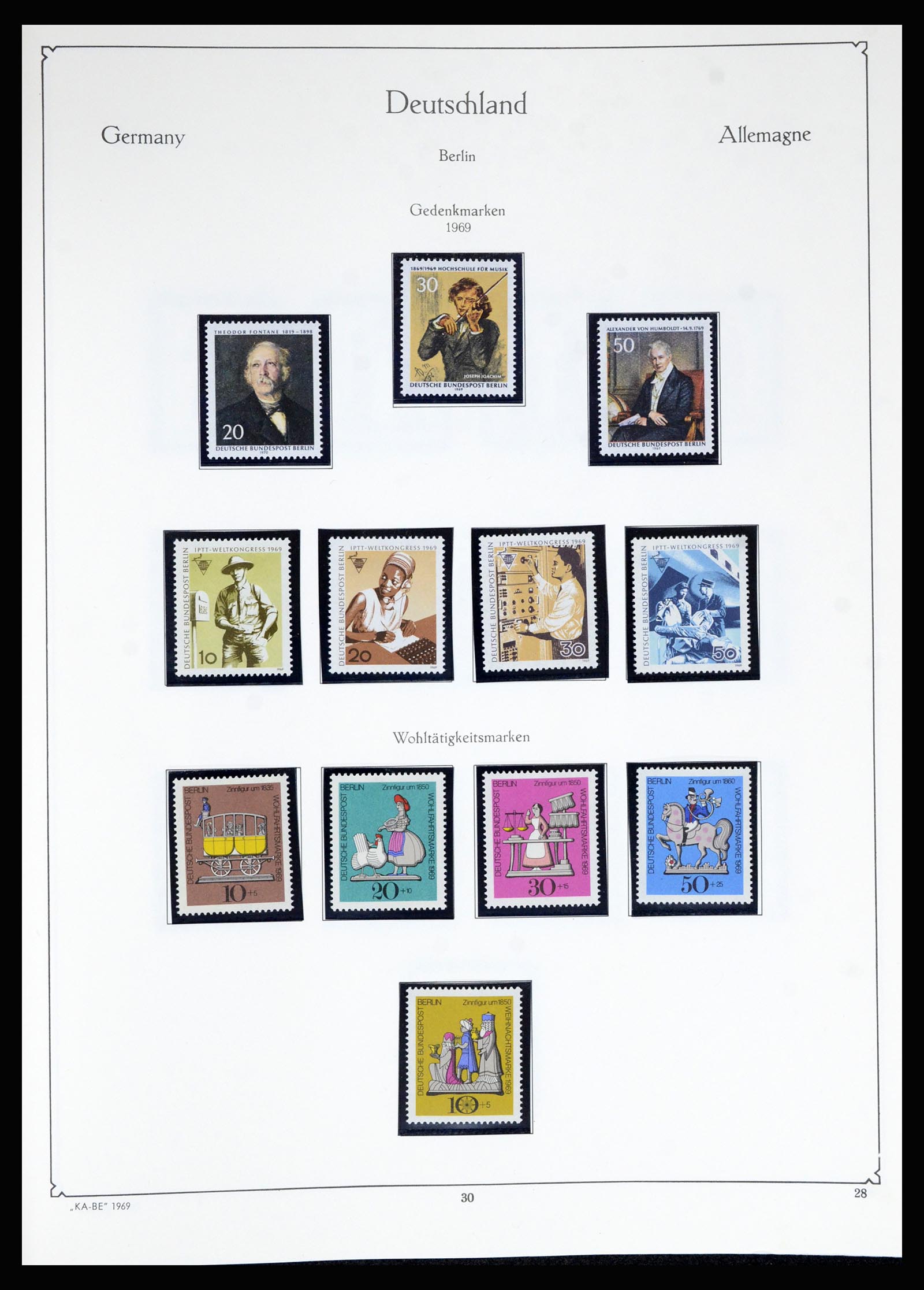36861 044 - Postzegelverzameling 36861 Berlijn 1948-1983.