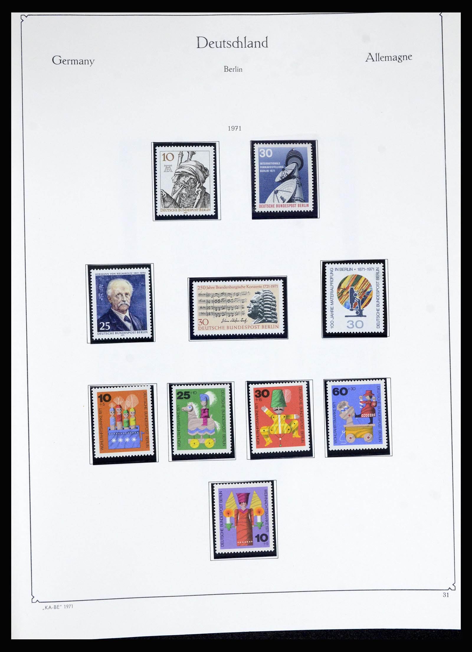 36861 047 - Postzegelverzameling 36861 Berlijn 1948-1983.