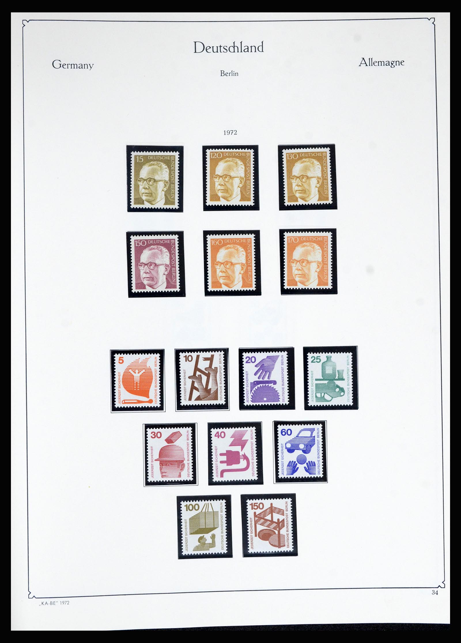 36861 050 - Postzegelverzameling 36861 Berlijn 1948-1983.