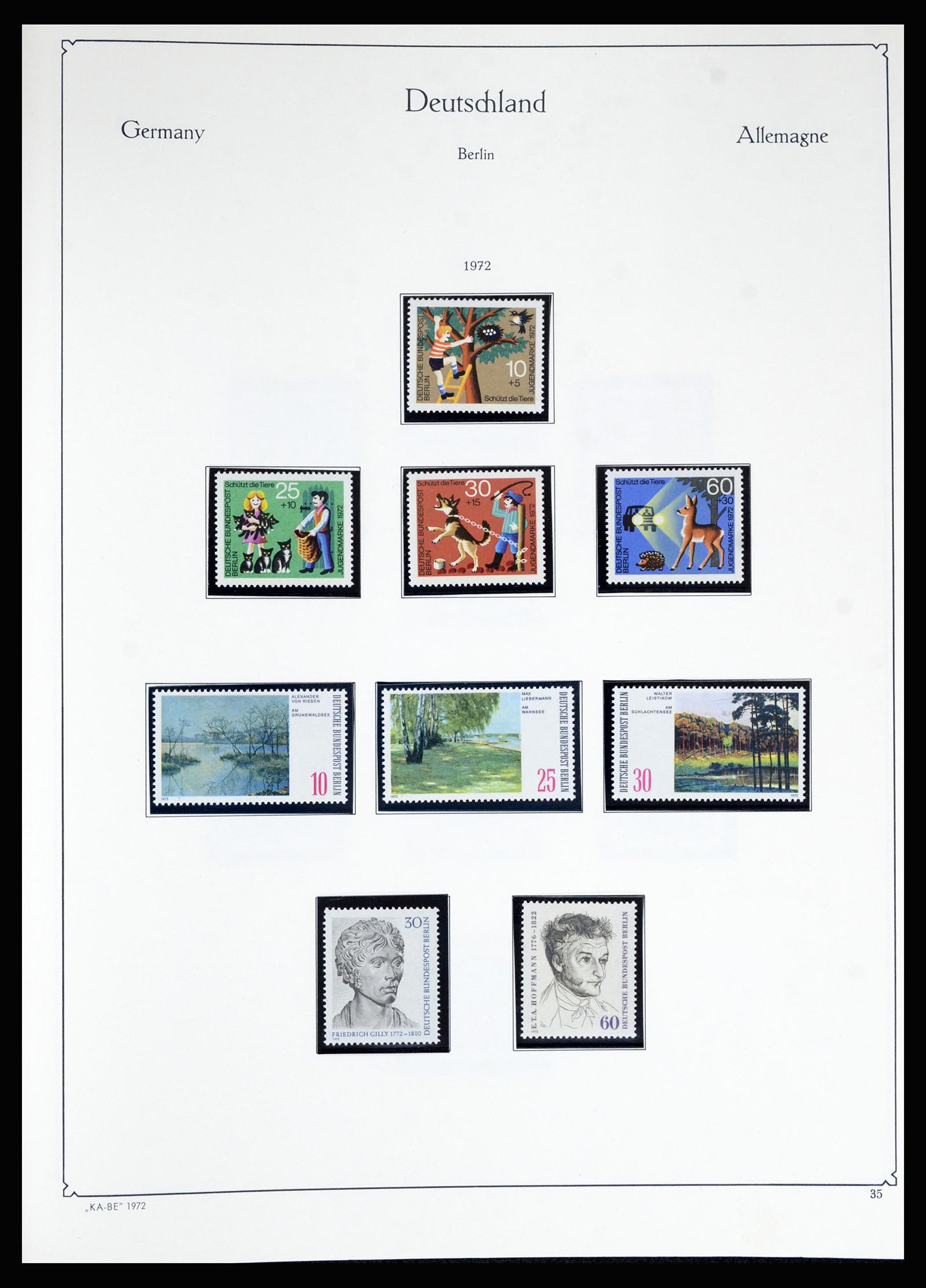 36861 052 - Postzegelverzameling 36861 Berlijn 1948-1983.