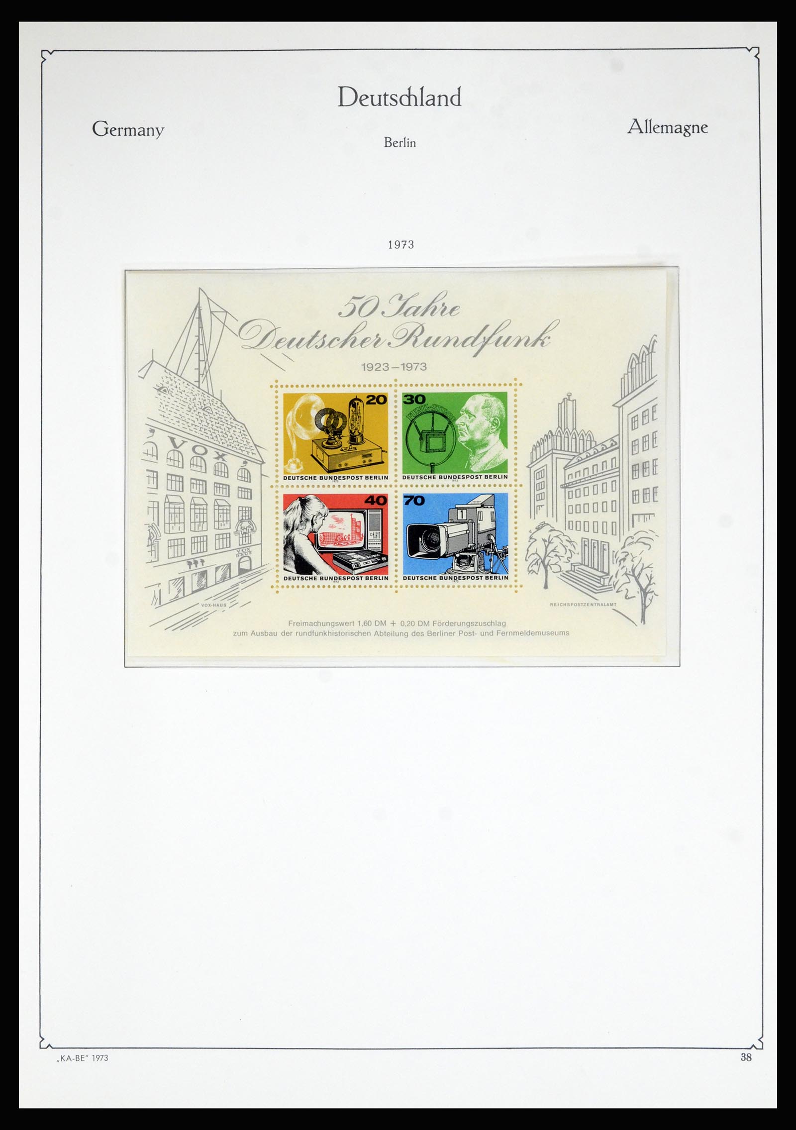 36861 055 - Postzegelverzameling 36861 Berlijn 1948-1983.
