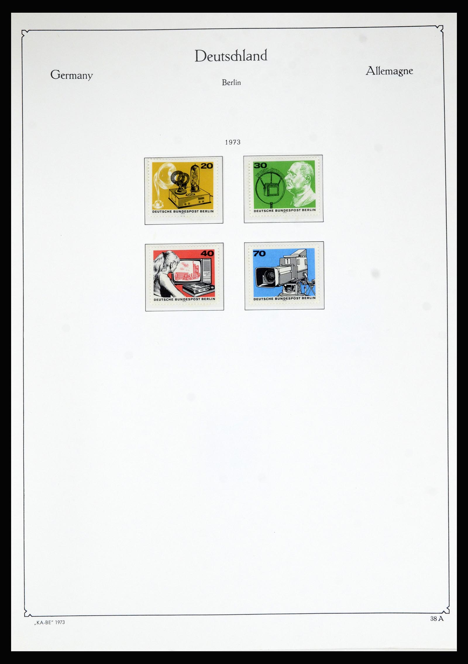 36861 056 - Postzegelverzameling 36861 Berlijn 1948-1983.