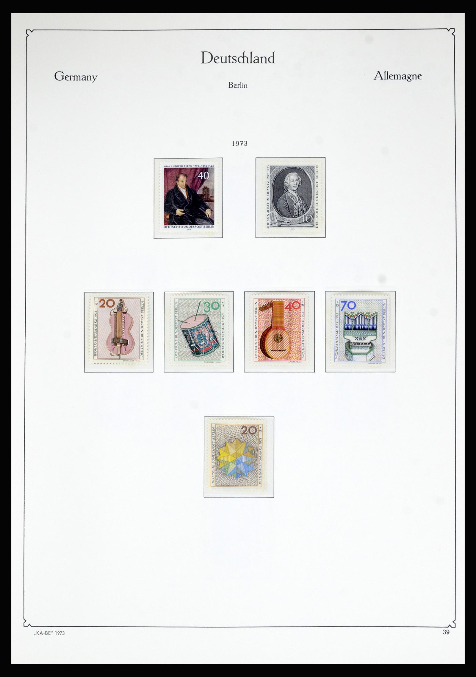36861 057 - Postzegelverzameling 36861 Berlijn 1948-1983.