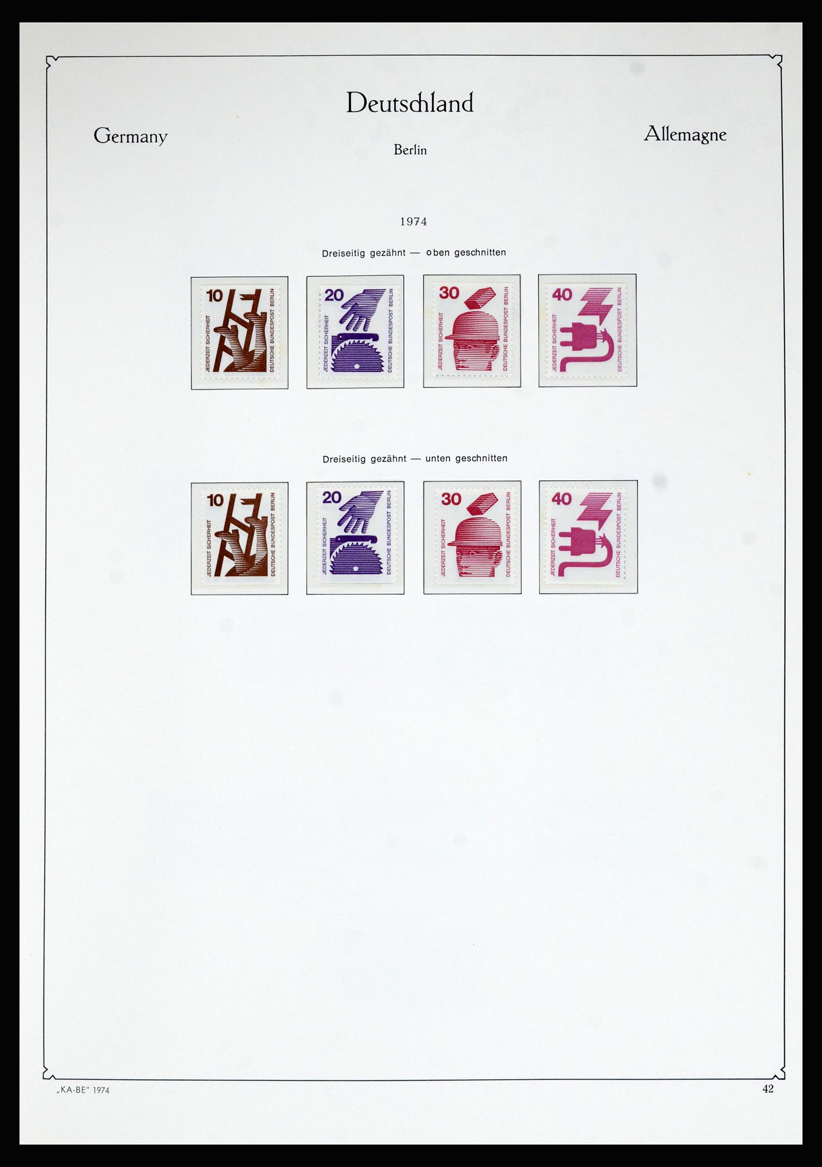 36861 060 - Postzegelverzameling 36861 Berlijn 1948-1983.