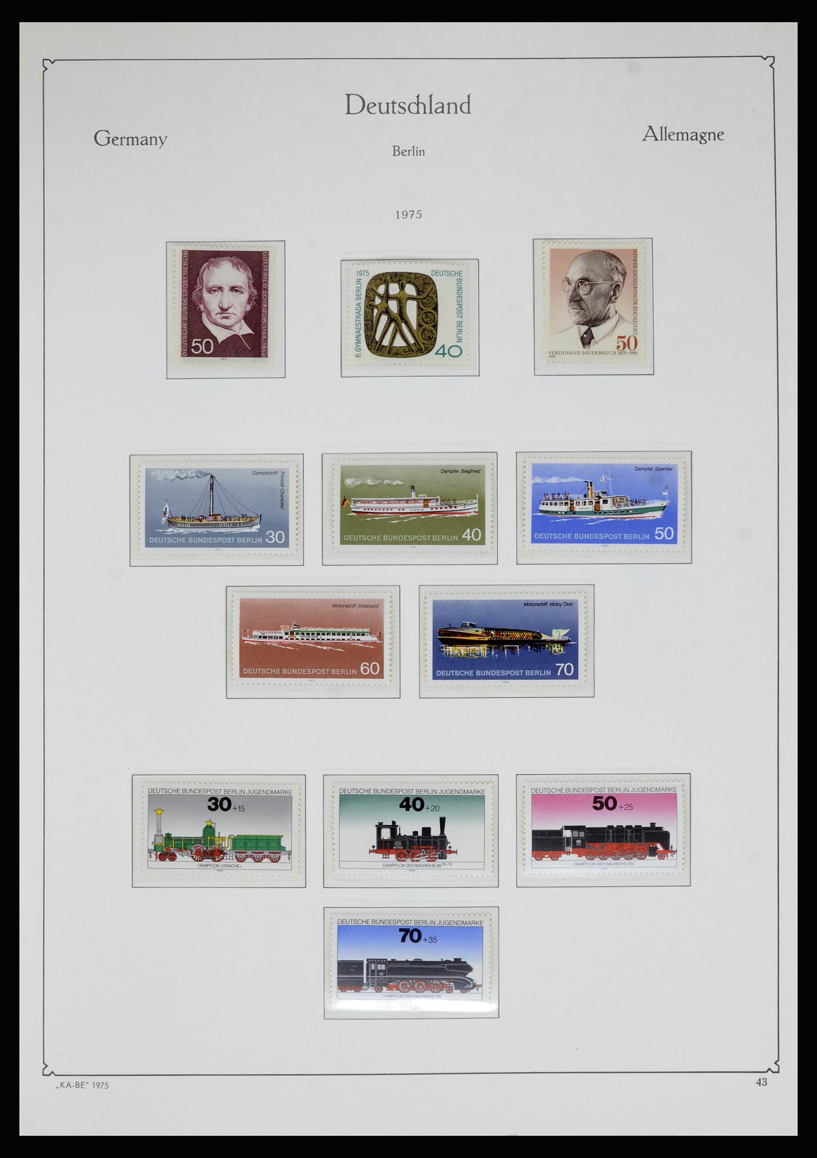 36861 061 - Stamp collection 36861 Berlin 1948-1983.