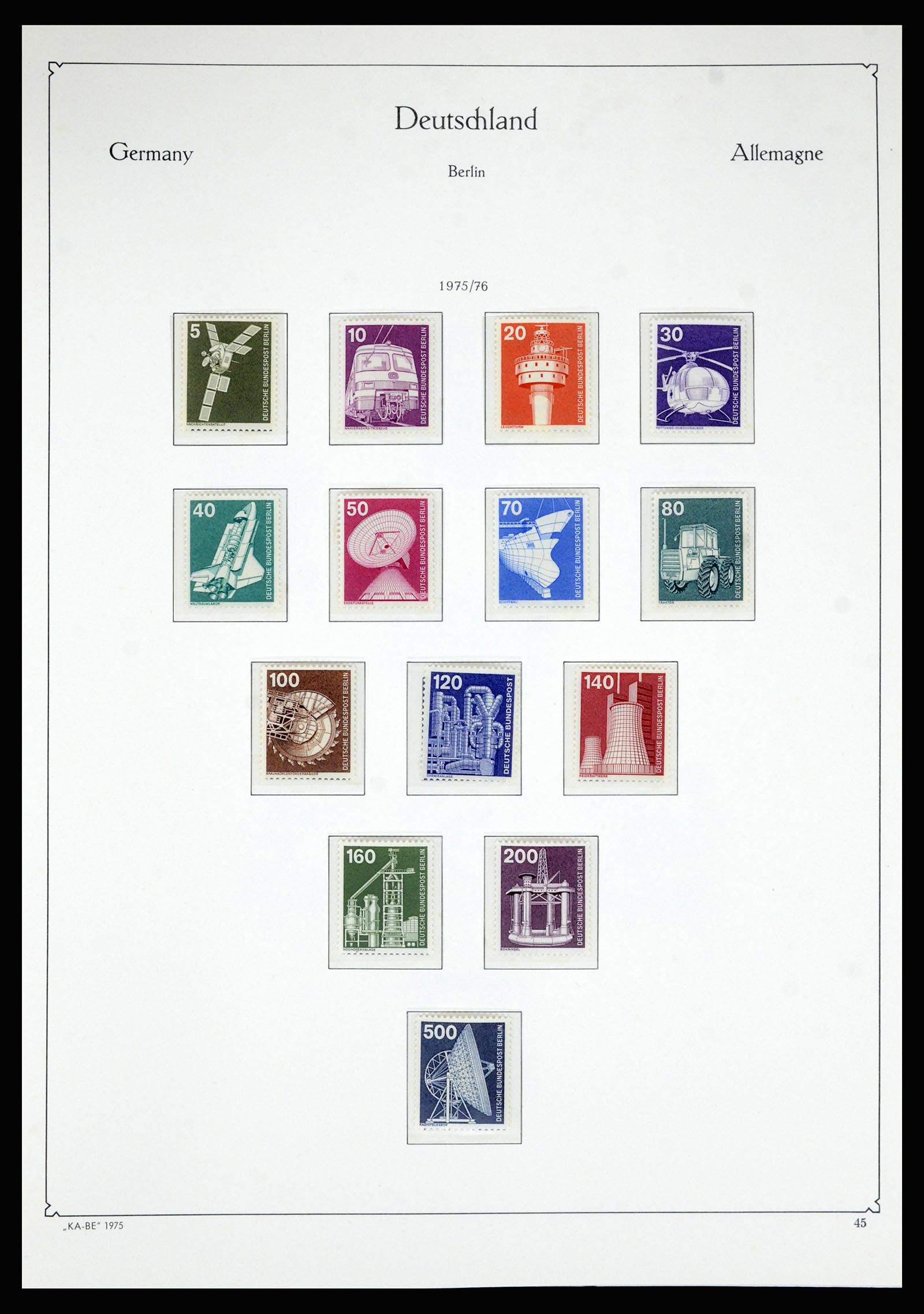 36861 063 - Postzegelverzameling 36861 Berlijn 1948-1983.