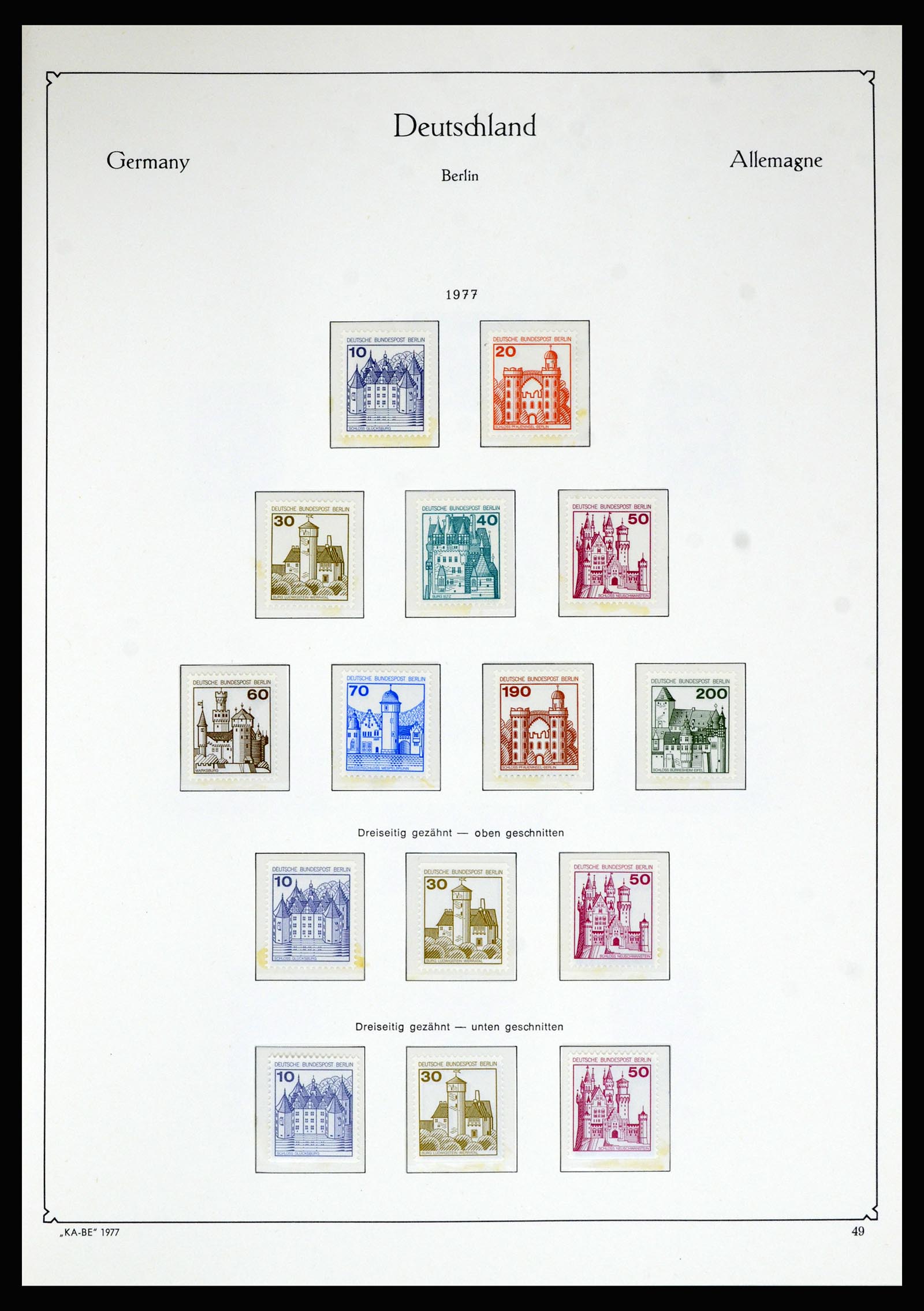 36861 067 - Stamp collection 36861 Berlin 1948-1983.