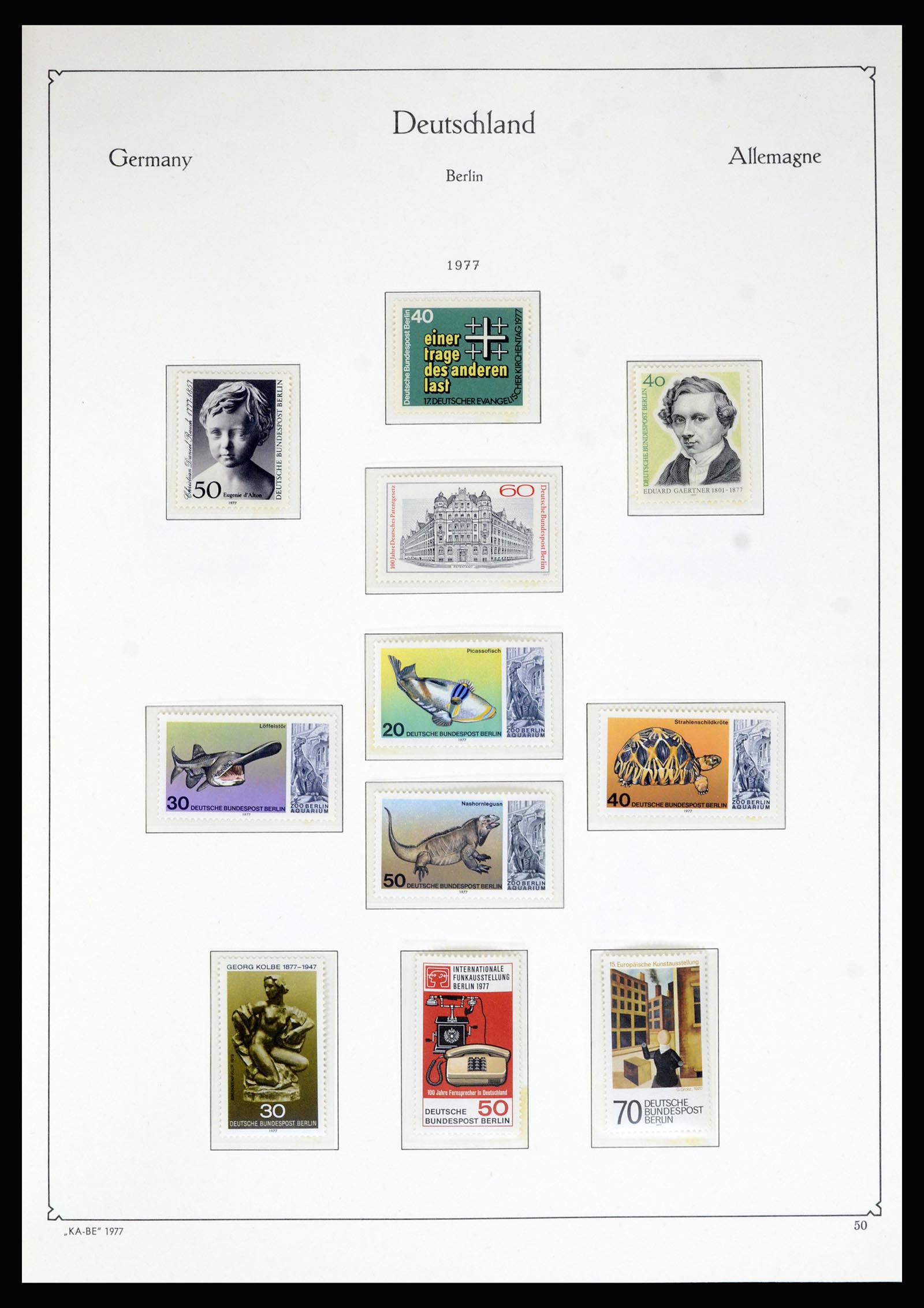 36861 068 - Stamp collection 36861 Berlin 1948-1983.