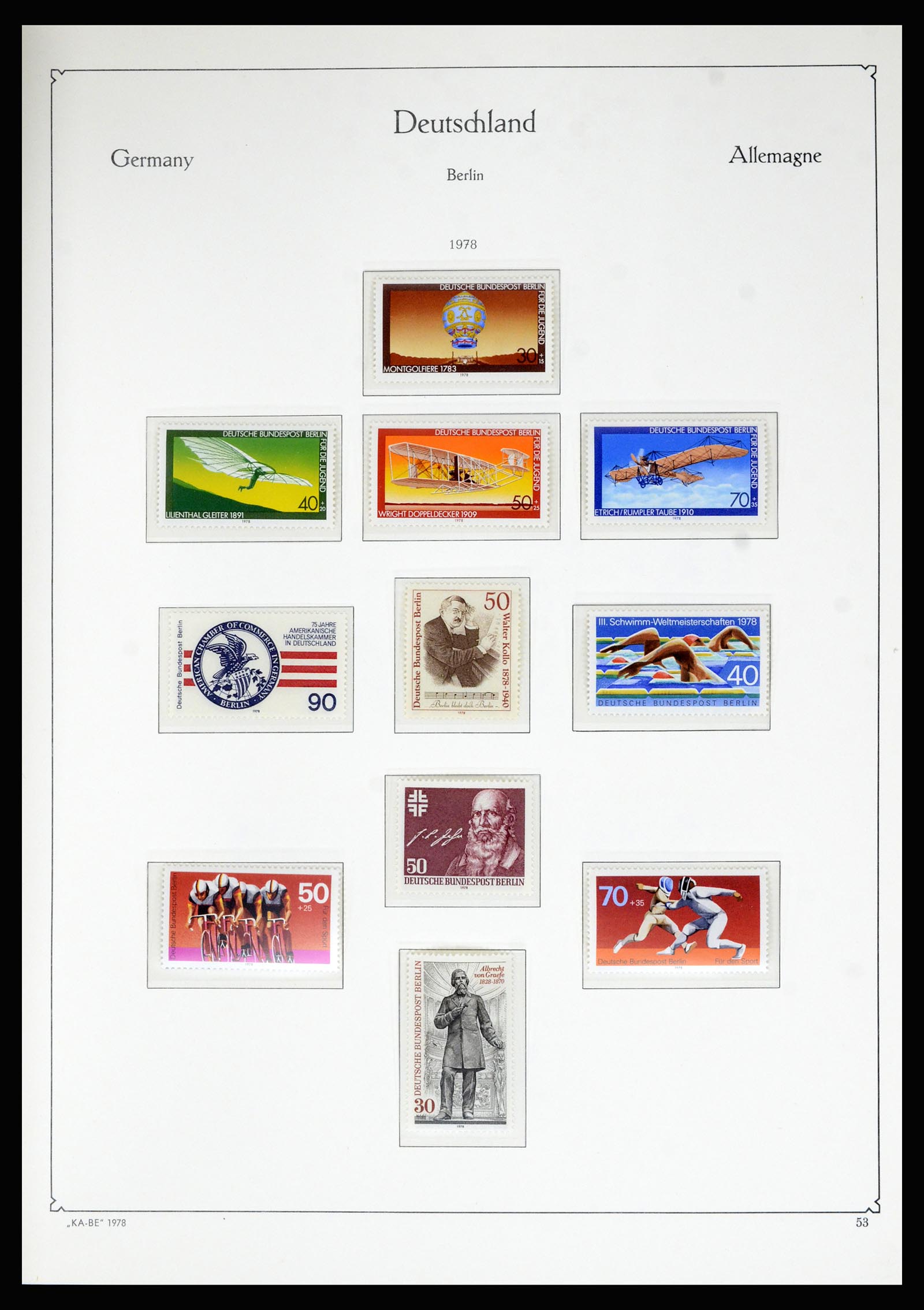 36861 071 - Postzegelverzameling 36861 Berlijn 1948-1983.