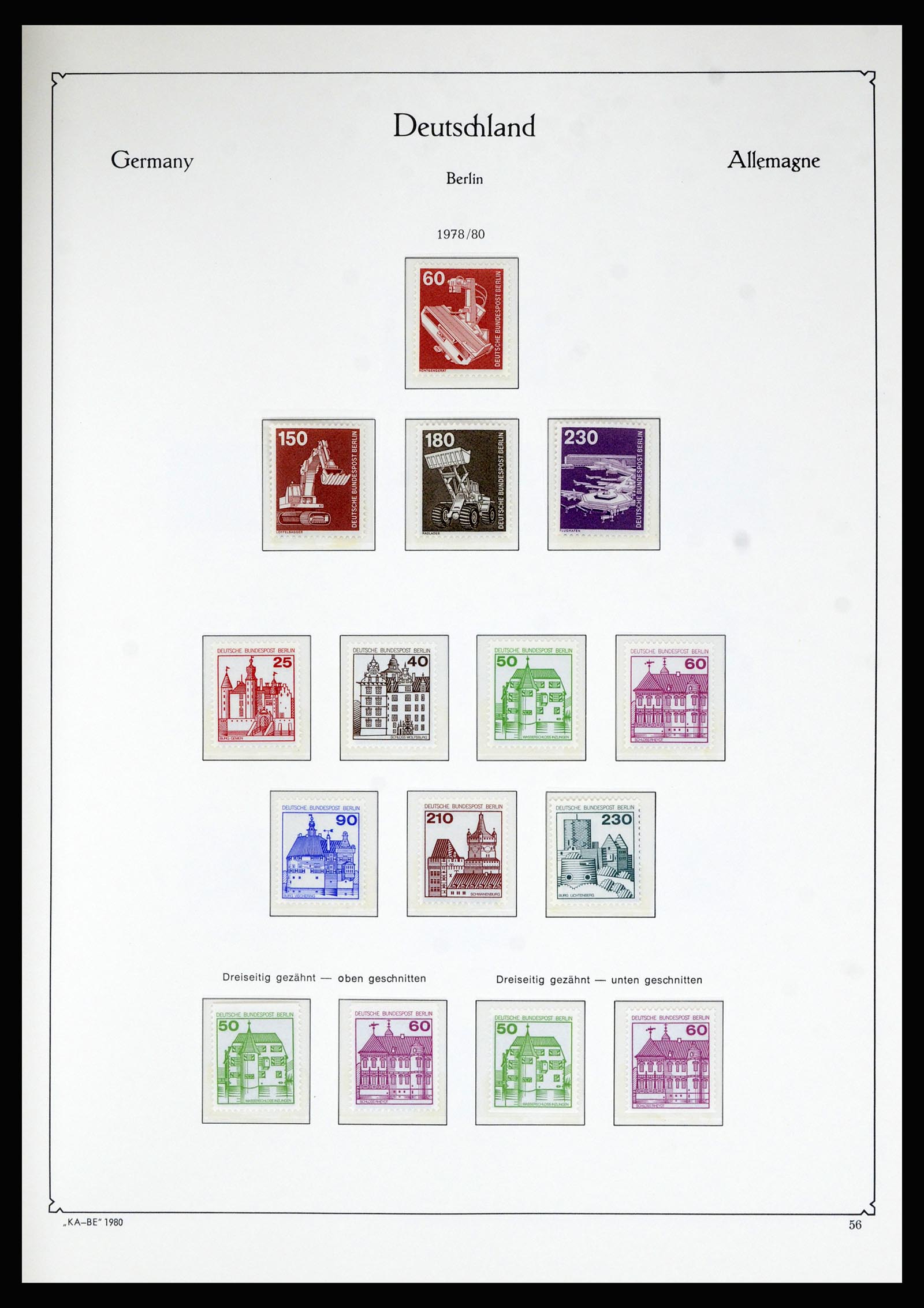 36861 074 - Stamp collection 36861 Berlin 1948-1983.