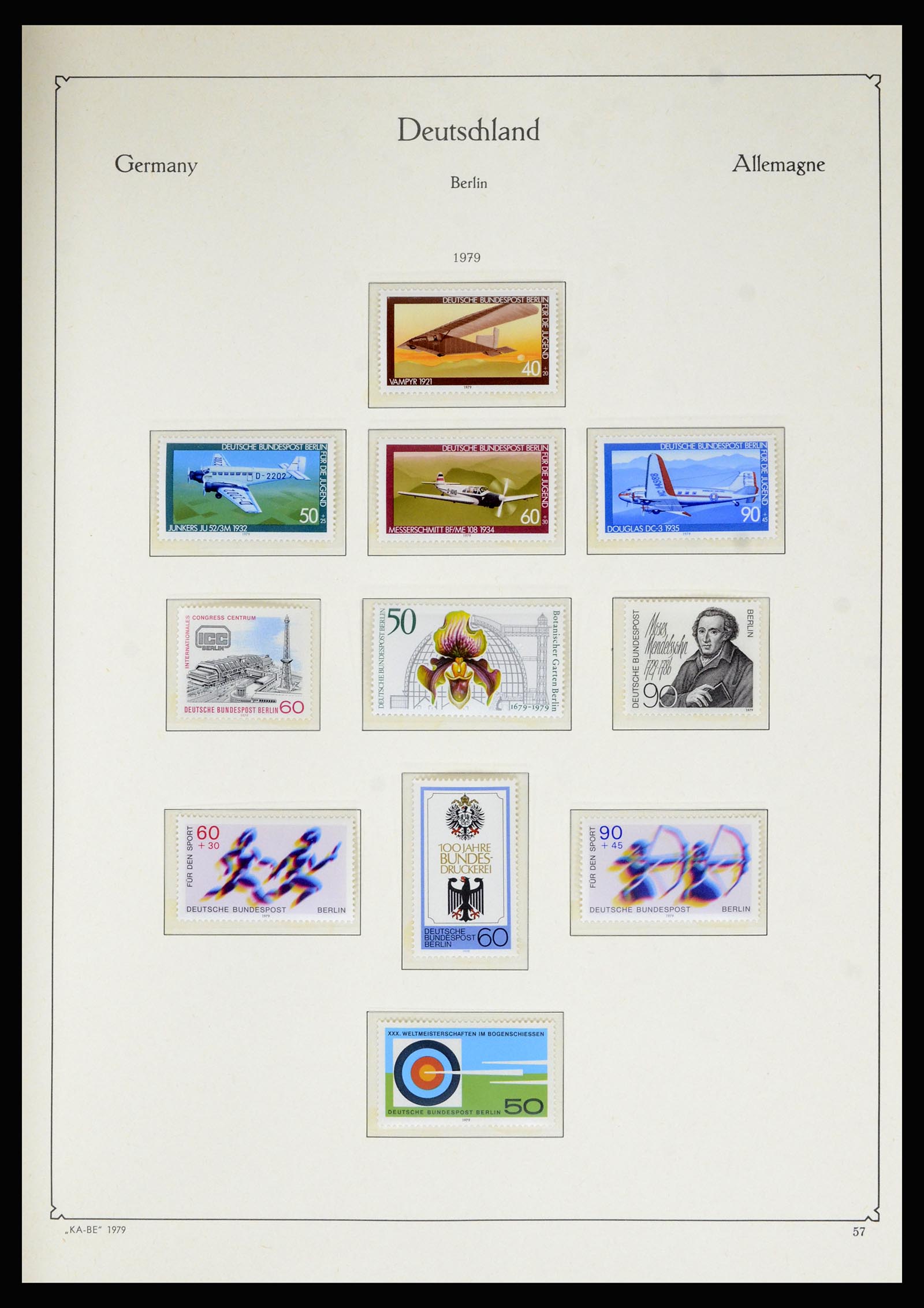 36861 075 - Postzegelverzameling 36861 Berlijn 1948-1983.