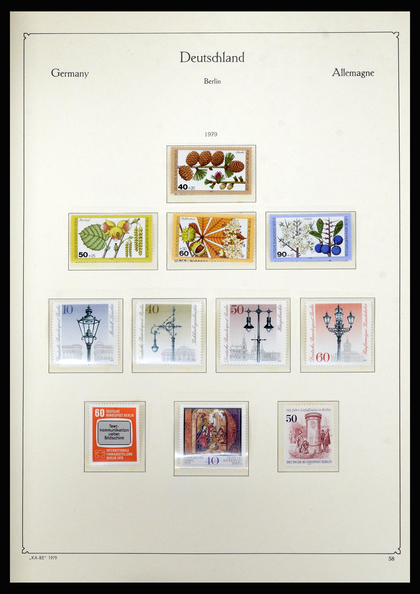 36861 076 - Postzegelverzameling 36861 Berlijn 1948-1983.