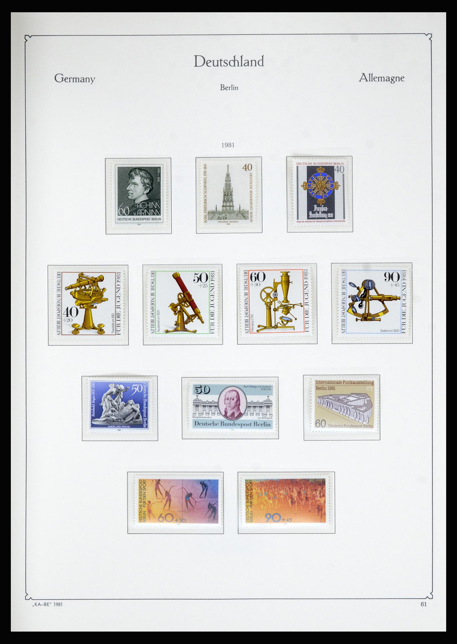 36861 079 - Postzegelverzameling 36861 Berlijn 1948-1983.