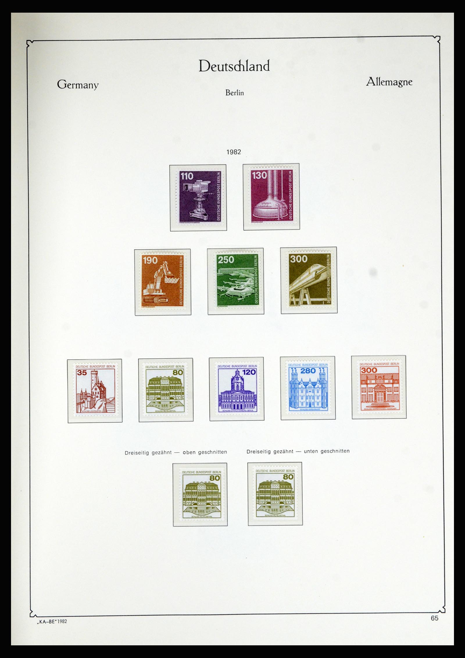 36861 083 - Postzegelverzameling 36861 Berlijn 1948-1983.