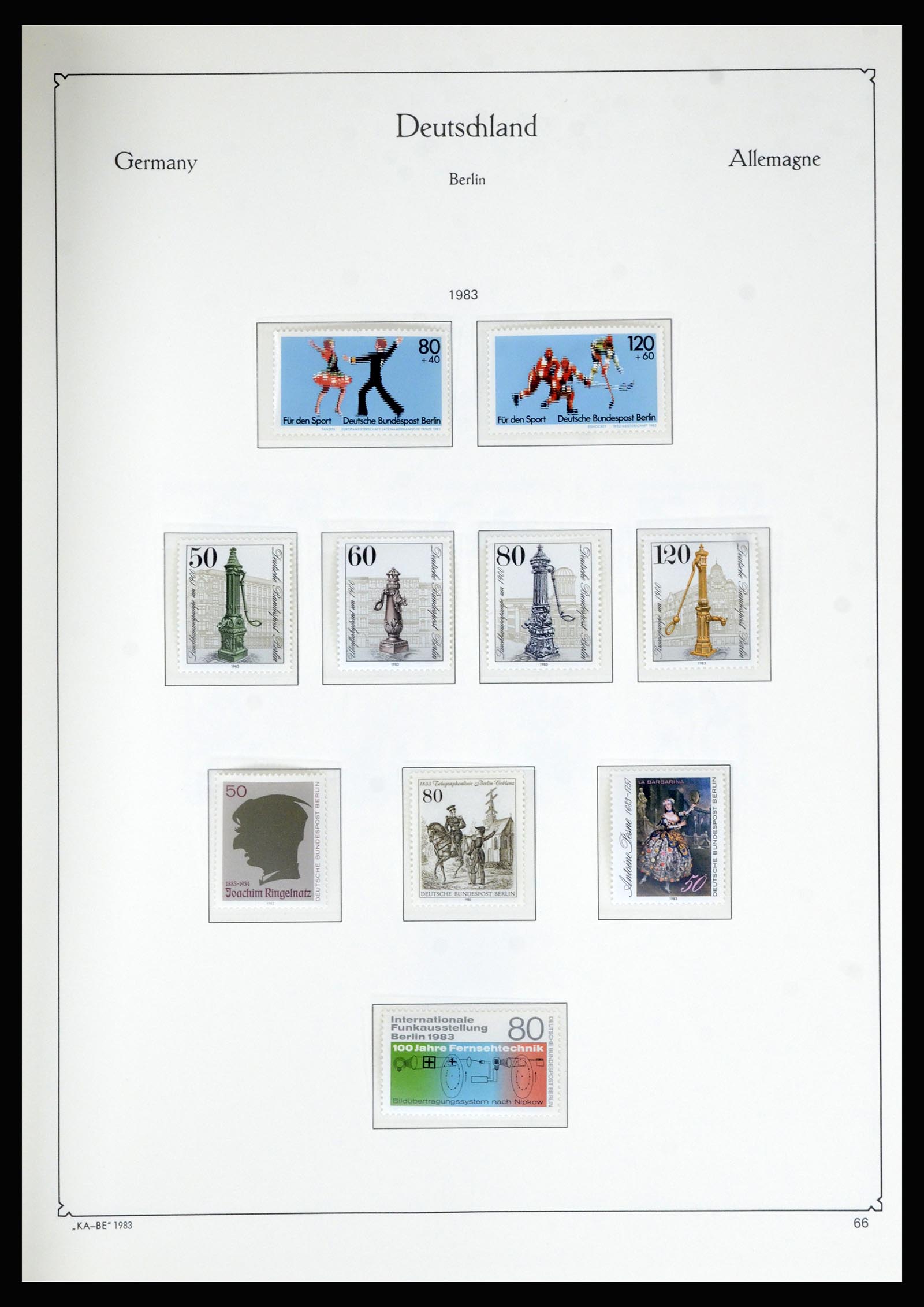 36861 084 - Postzegelverzameling 36861 Berlijn 1948-1983.
