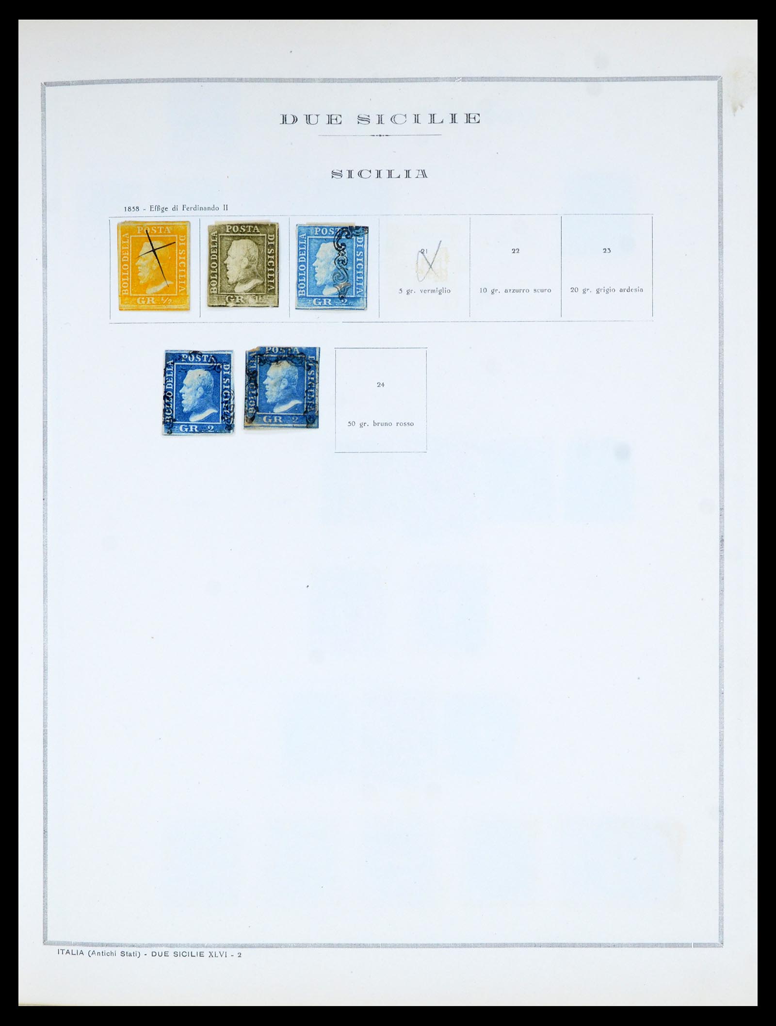 36865 002 - Postzegelverzameling 36865 Italië en gebieden 1850-1966.