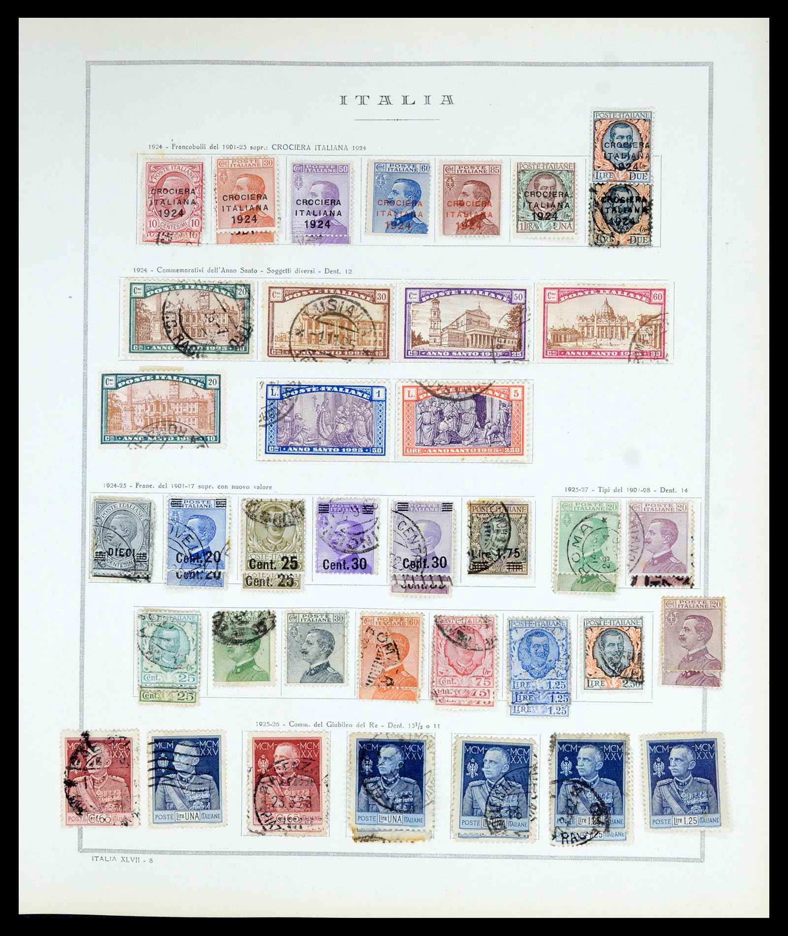 36865 016 - Postzegelverzameling 36865 Italië en gebieden 1850-1966.