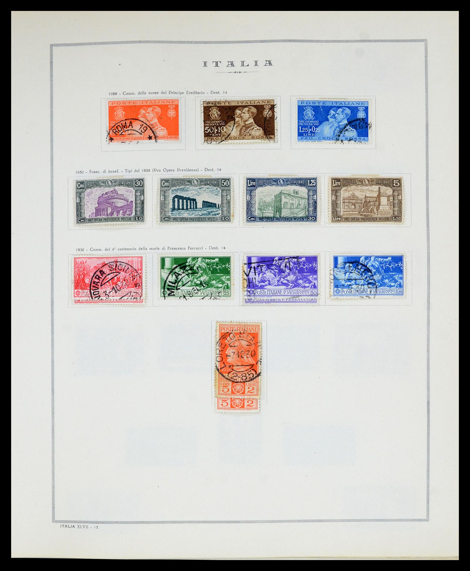 36865 020 - Postzegelverzameling 36865 Italië en gebieden 1850-1966.
