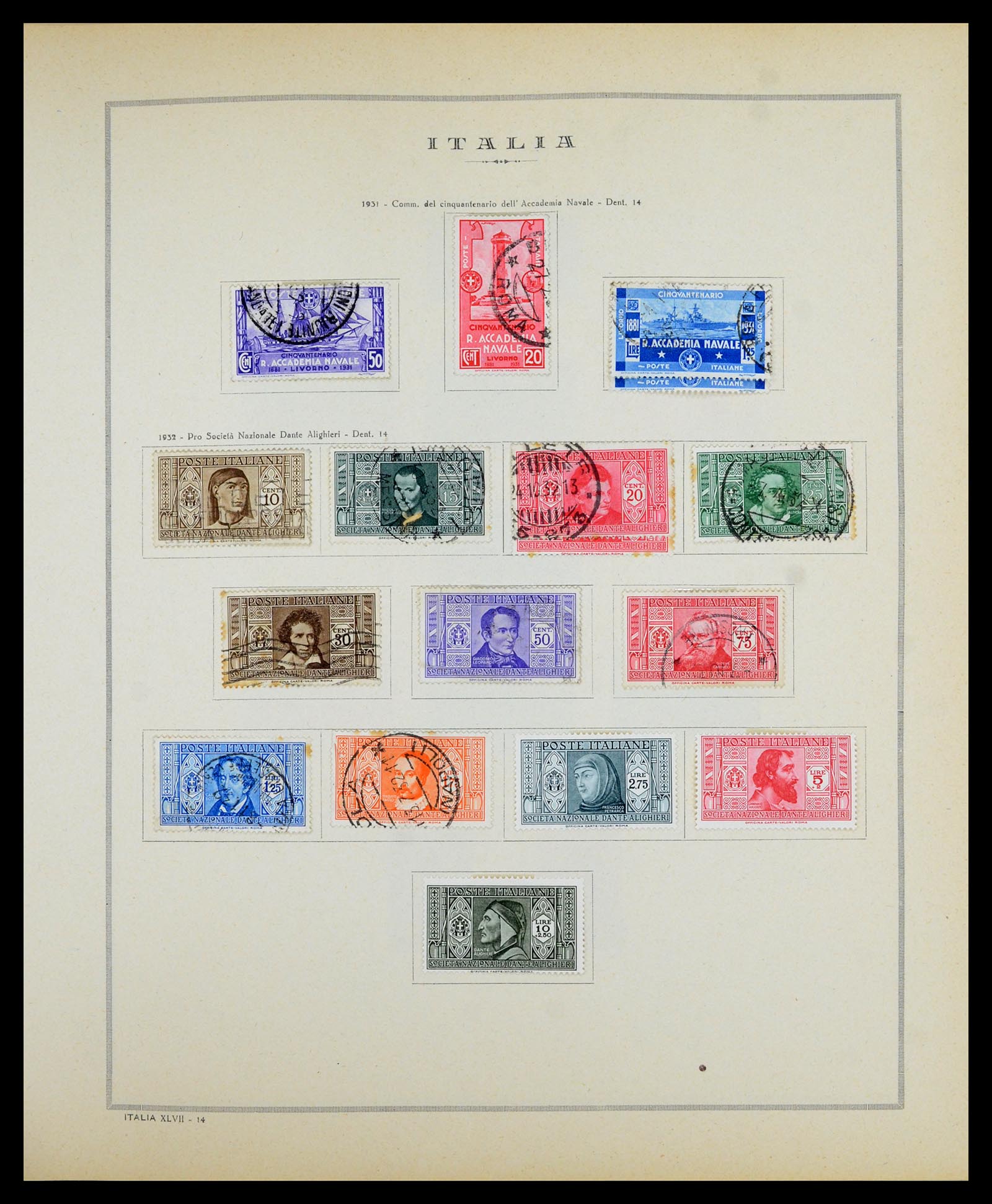 36865 022 - Postzegelverzameling 36865 Italië en gebieden 1850-1966.