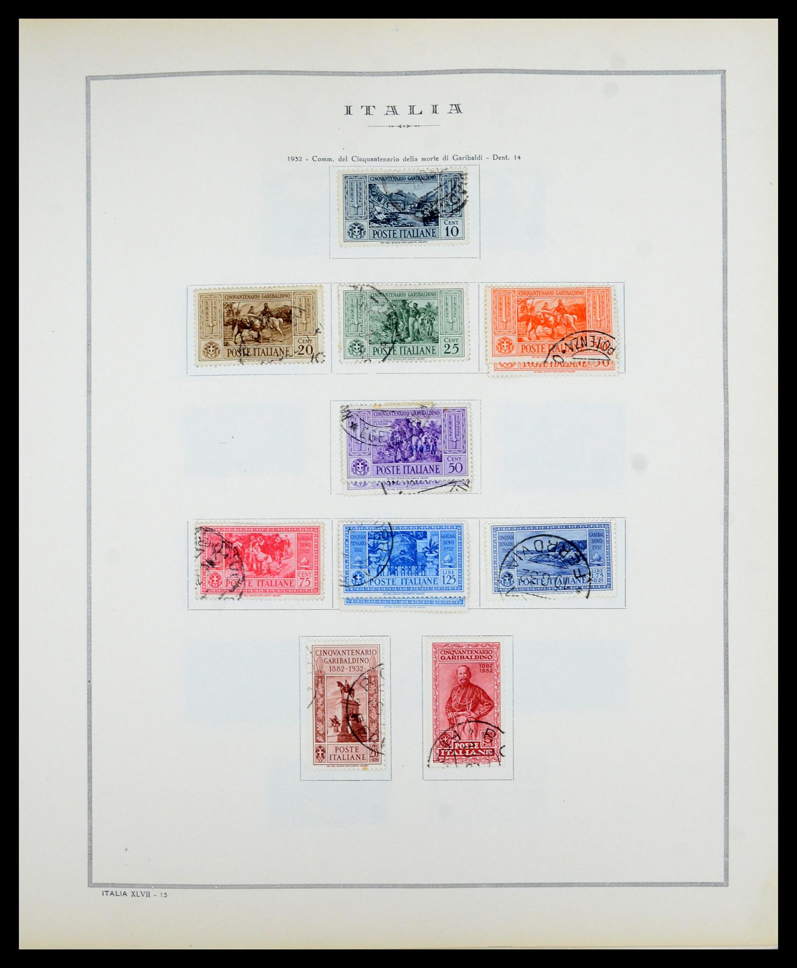 36865 023 - Postzegelverzameling 36865 Italië en gebieden 1850-1966.