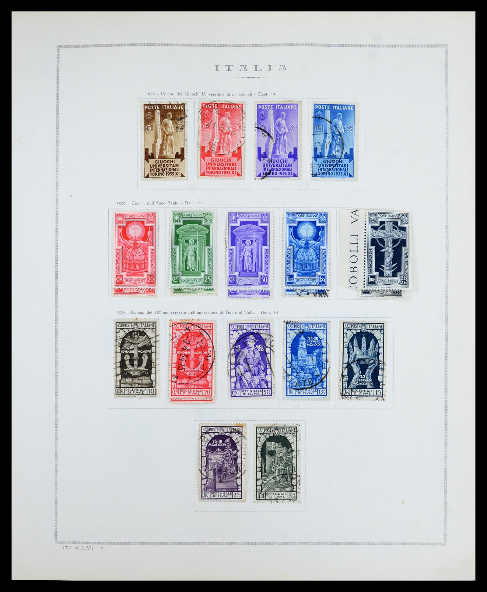 36865 026 - Postzegelverzameling 36865 Italië en gebieden 1850-1966.