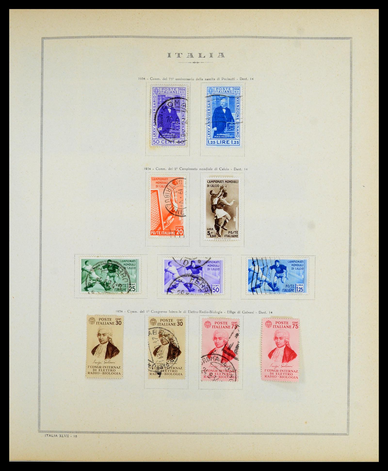 36865 027 - Postzegelverzameling 36865 Italië en gebieden 1850-1966.