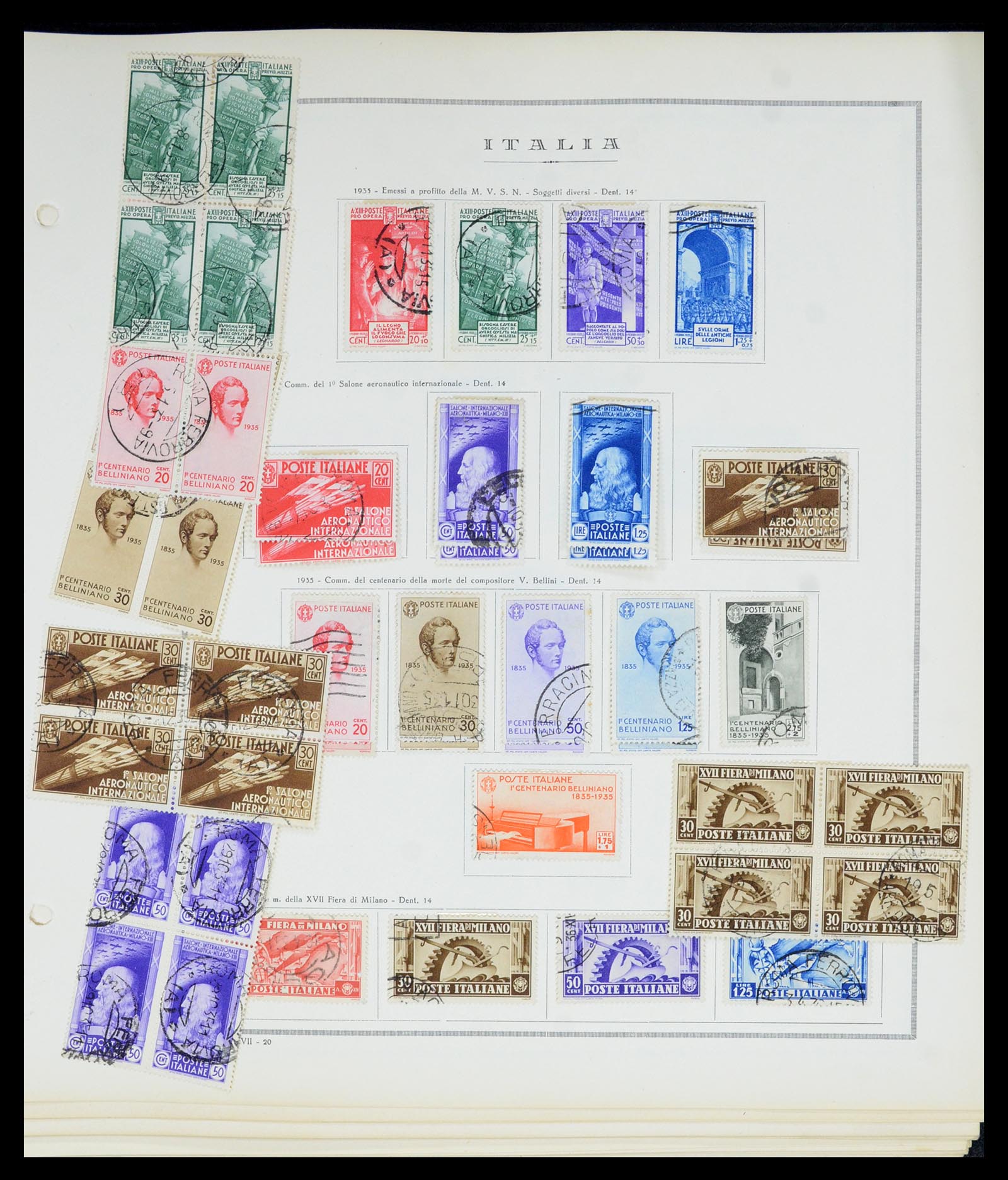 36865 029 - Postzegelverzameling 36865 Italië en gebieden 1850-1966.