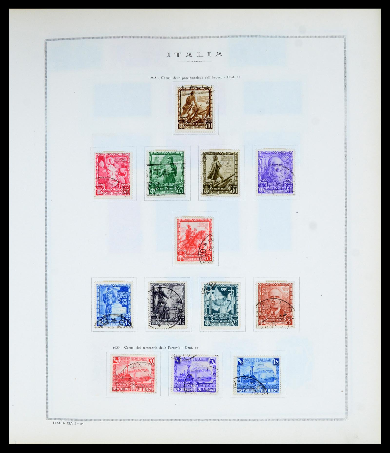 36865 033 - Postzegelverzameling 36865 Italië en gebieden 1850-1966.