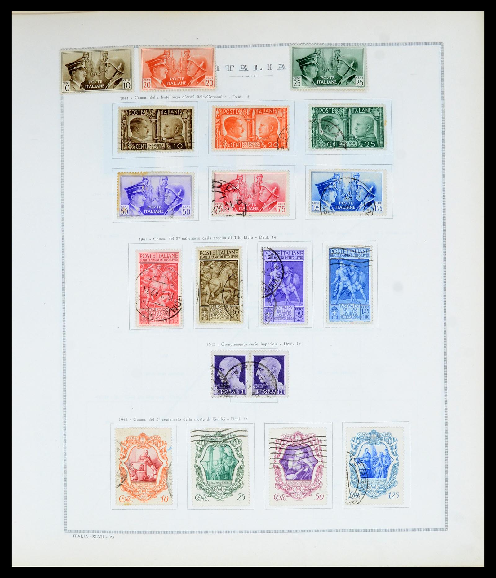 36865 034 - Postzegelverzameling 36865 Italië en gebieden 1850-1966.