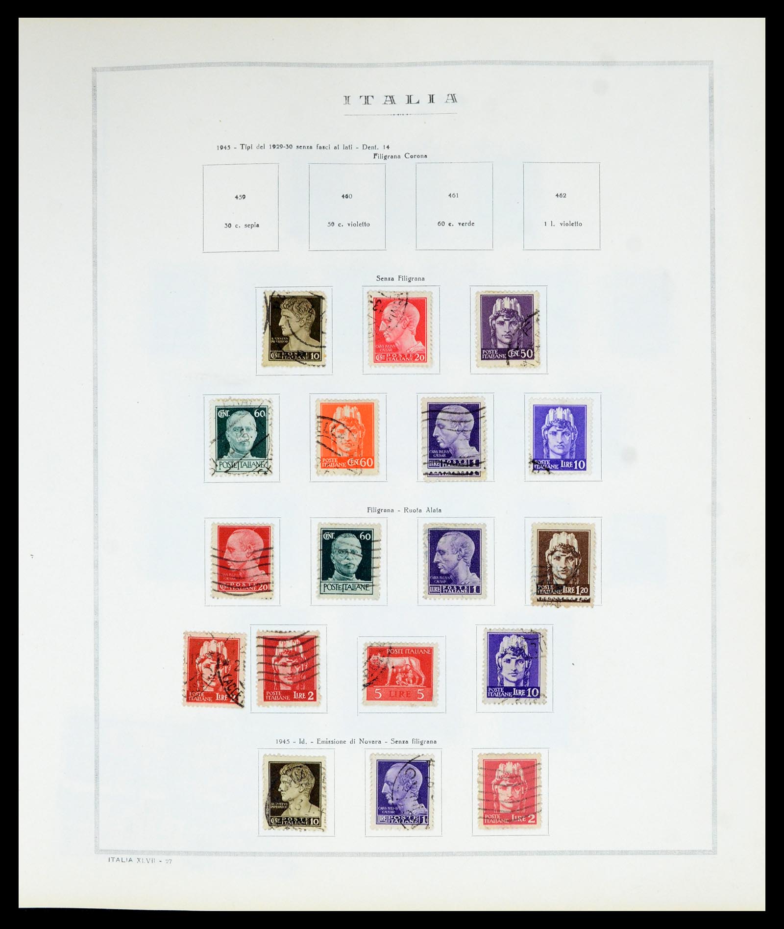 36865 037 - Postzegelverzameling 36865 Italië en gebieden 1850-1966.