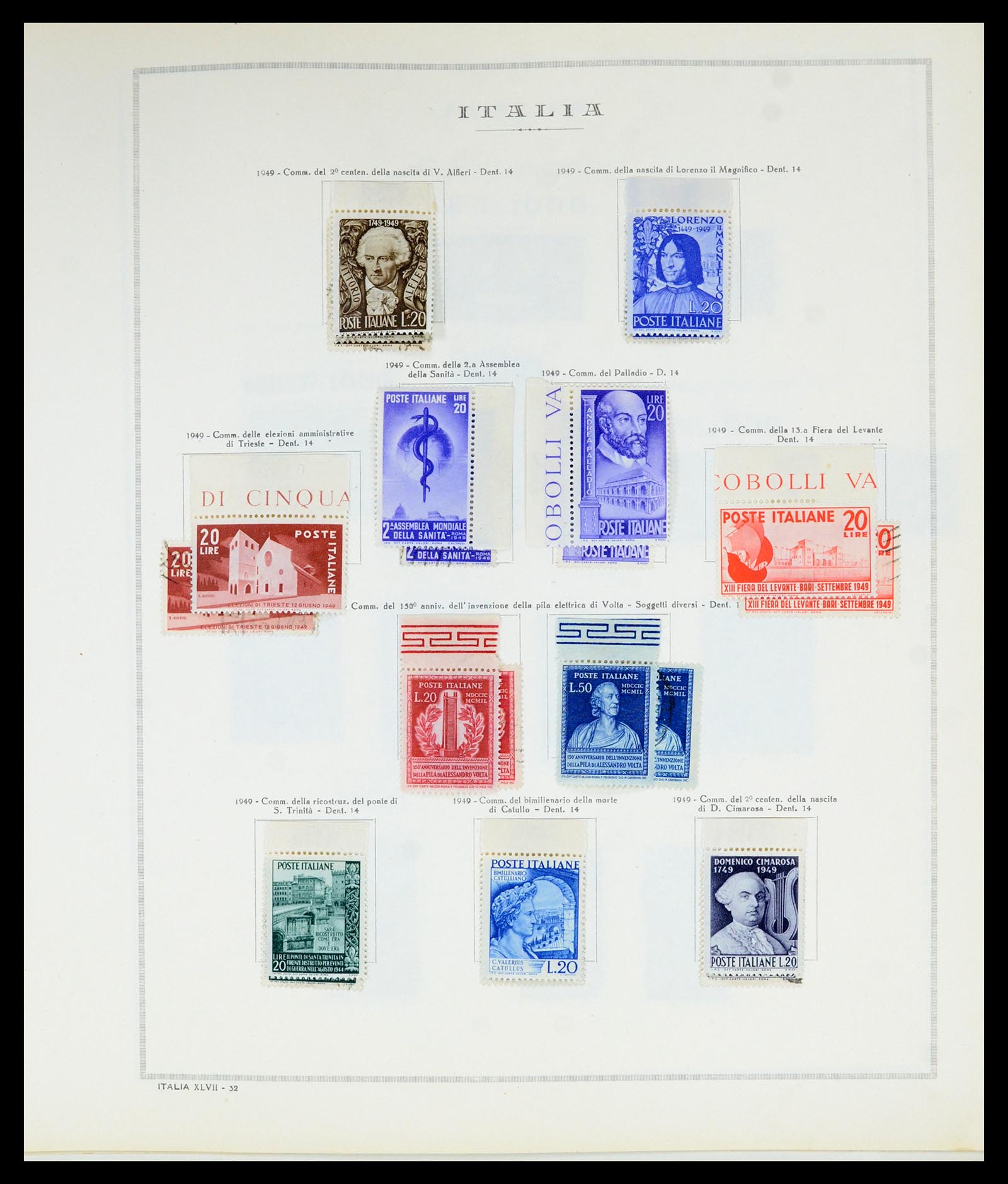 36865 042 - Postzegelverzameling 36865 Italië en gebieden 1850-1966.