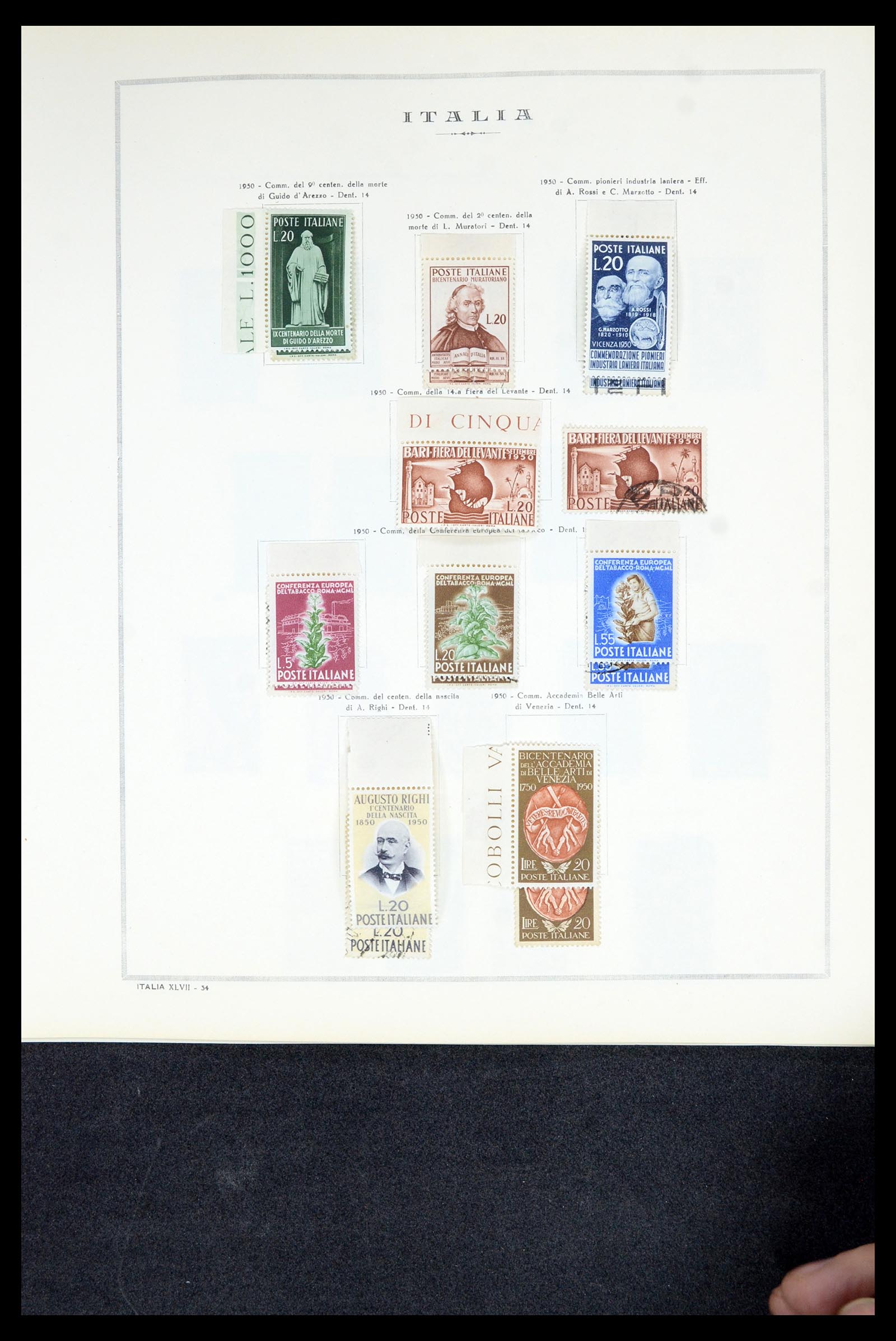 36865 044 - Postzegelverzameling 36865 Italië en gebieden 1850-1966.