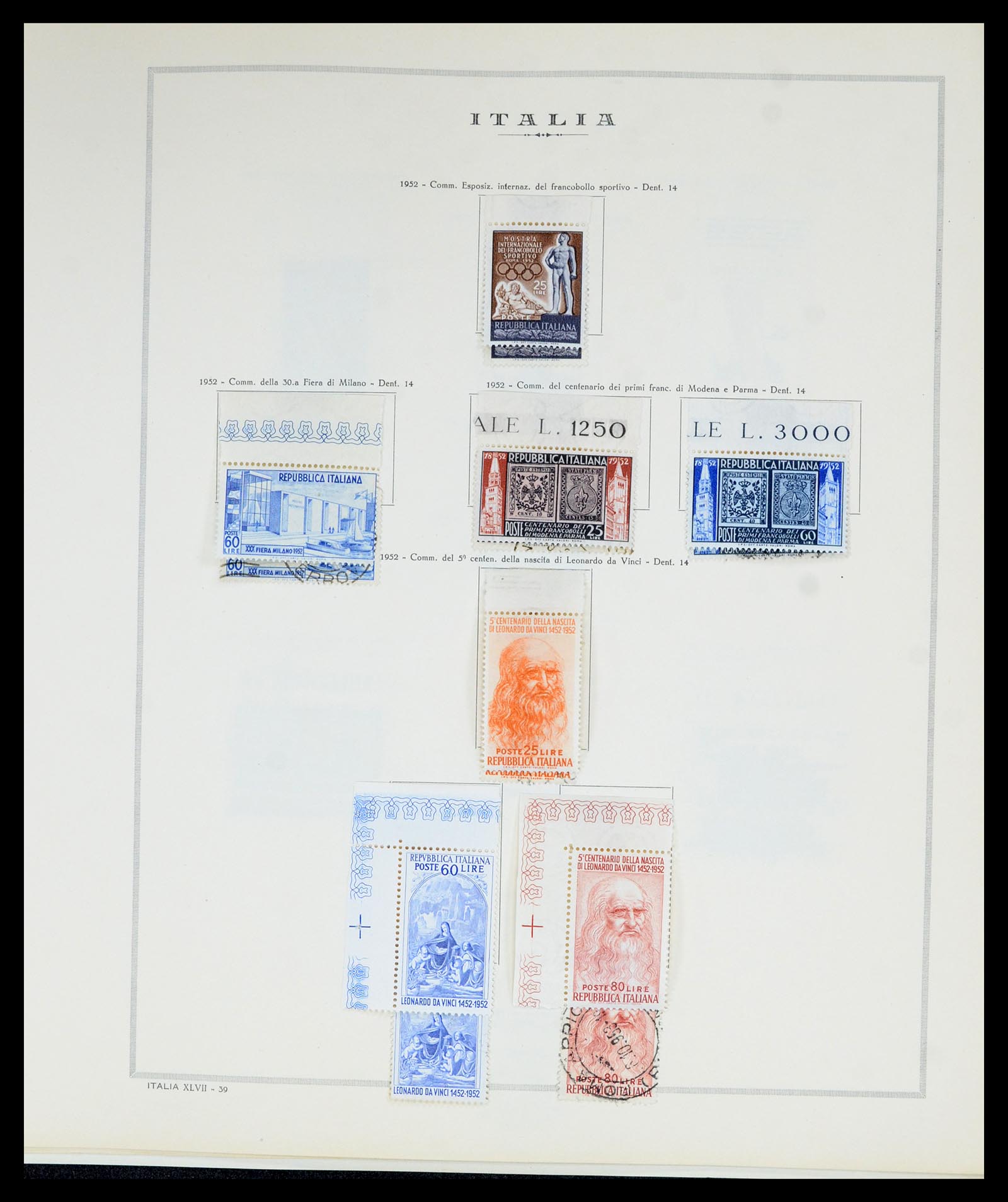36865 049 - Postzegelverzameling 36865 Italië en gebieden 1850-1966.